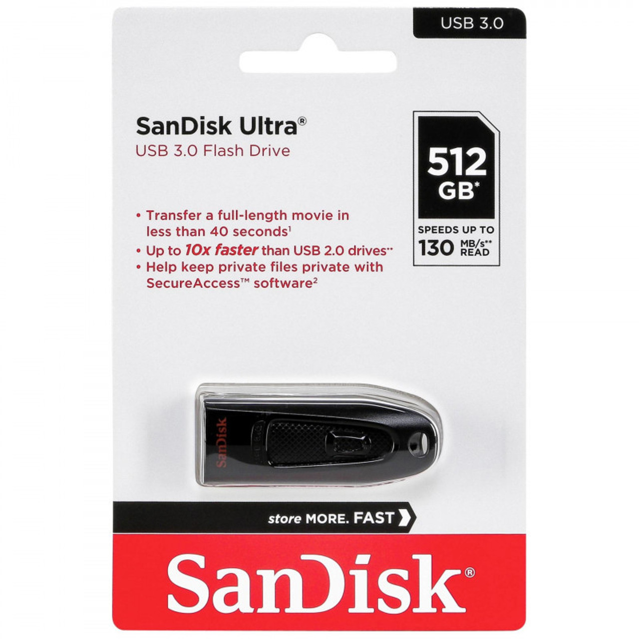 SanDisk 512gb Ultra USB 3.0 Flash Drive