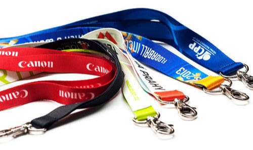 Assorted Custom Lanyards Printing 4Color pack of 50