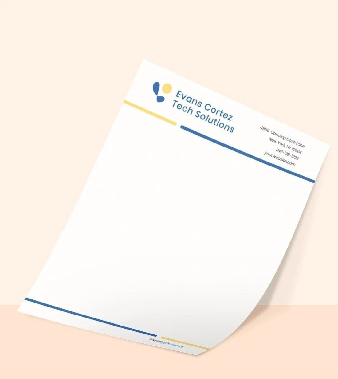 Branding Company Letterhead 100gms bond paper- MOQ100 Nos