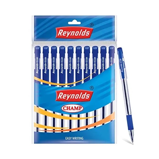 Reynolds Champ Blue Ball Pen Pack of 10