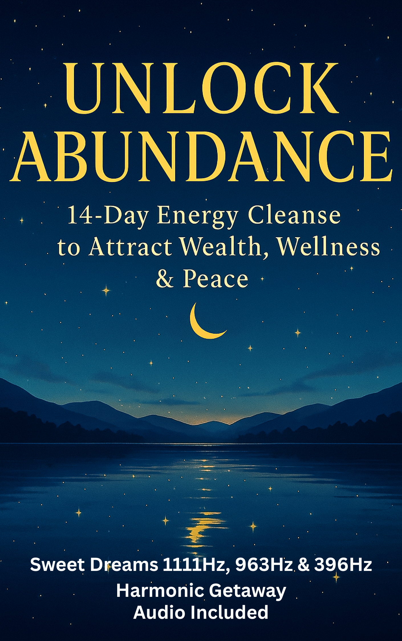  Combo: Unlock Abundance 14-Day Energy Cleanse to Attract Wealth, Wellness & Peace 