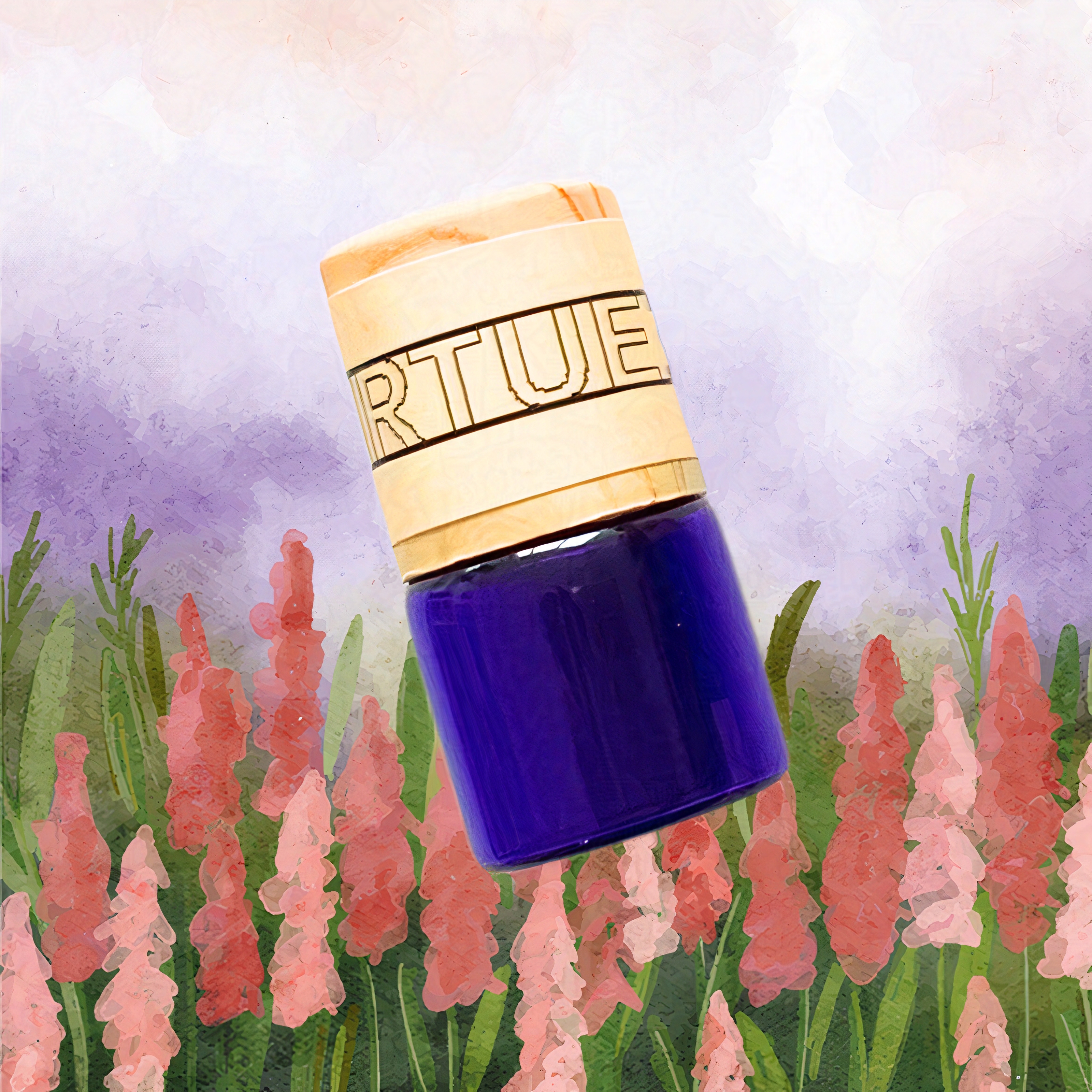 Virtue | Ginger & Citrus Perfume Oil Roller Mini-Bottle – Handmade Motivating Blend for Focus (1.5mL)