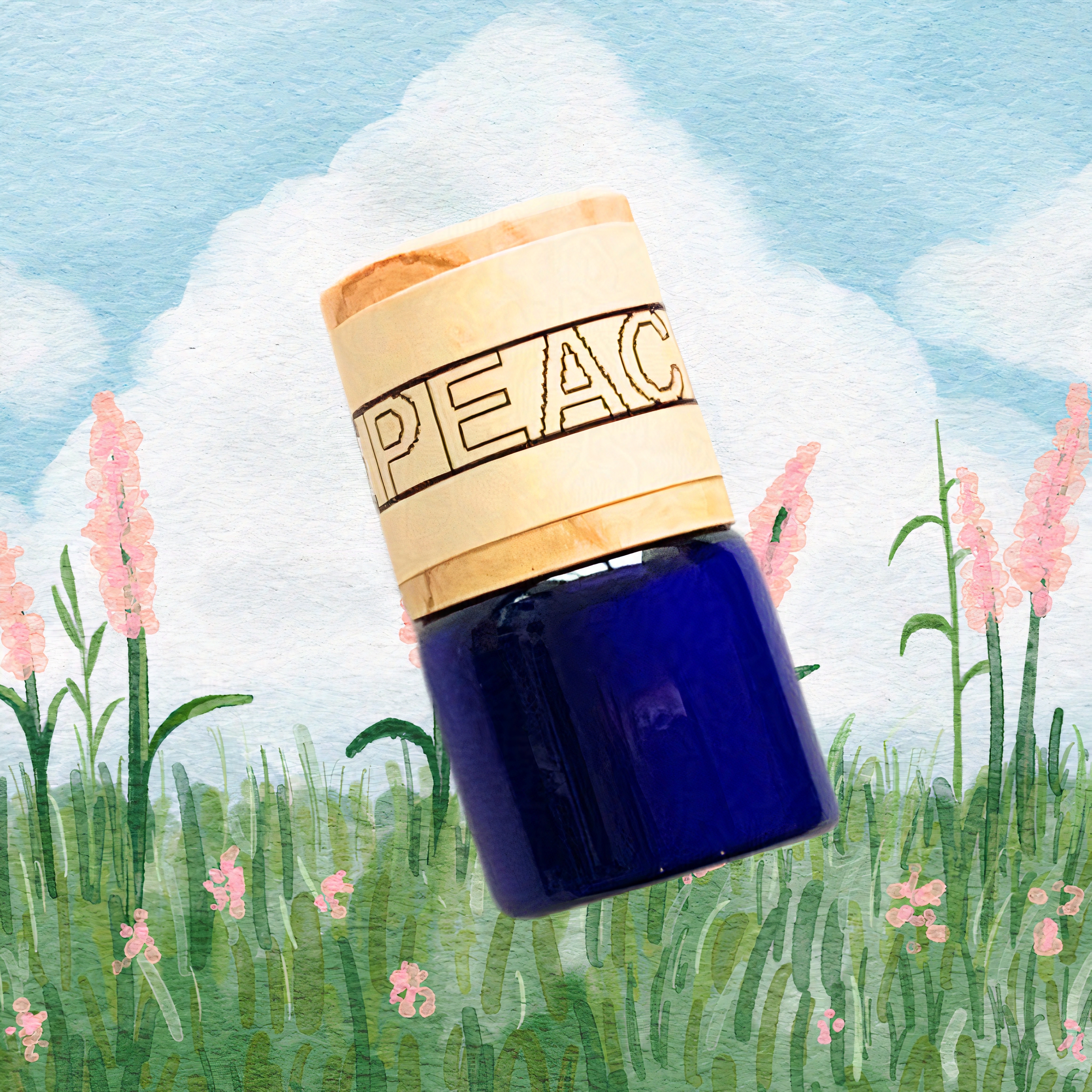 Peace | Neroli Essential Oil Roller Mini-Bottle – Handmade Calming Perfume for Inner Peace (1.5mL)