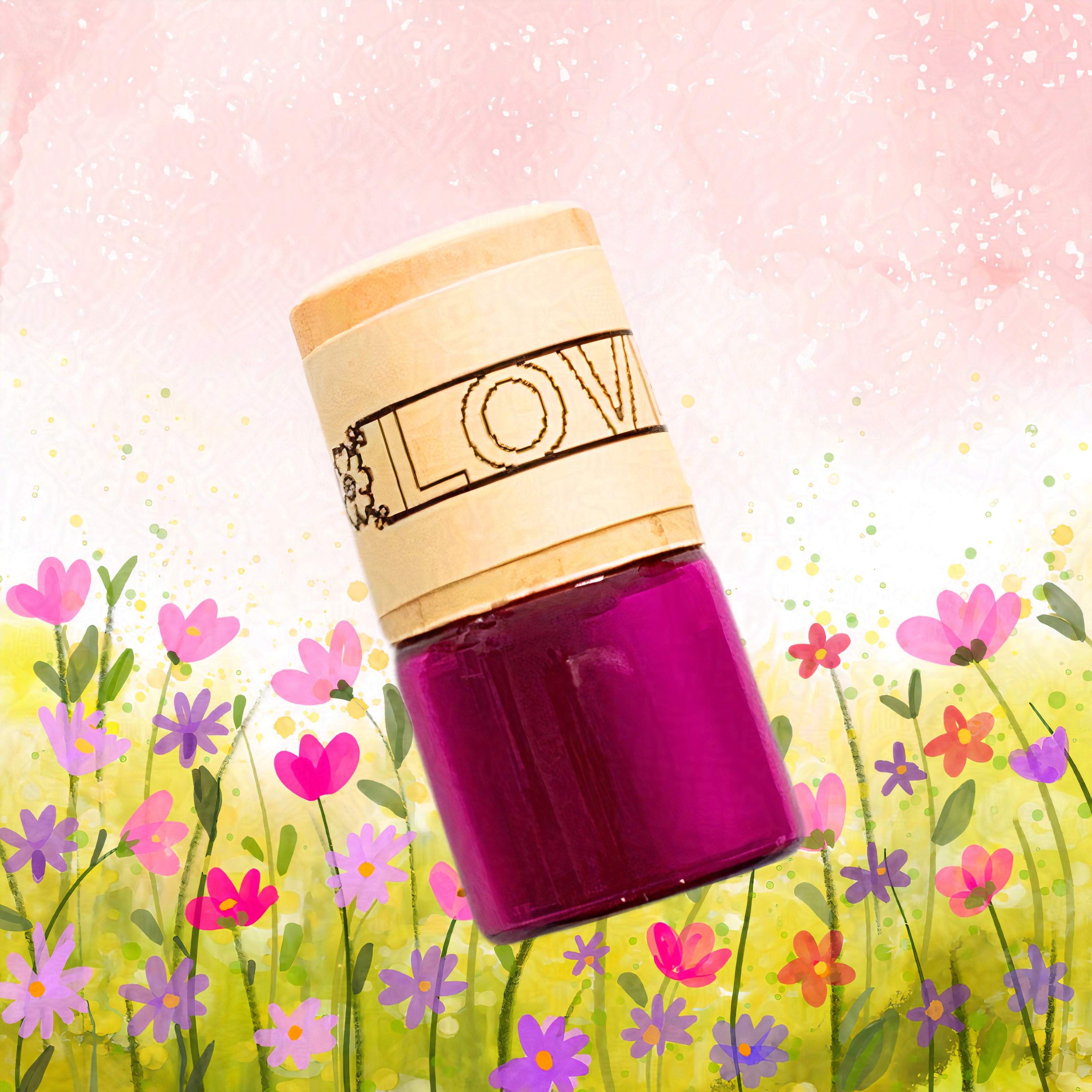 Love | Rose Otto Perfume Oil Roller Mini-Bottle – Handmade Calming Scent for Love & Devotion (1.5mL)