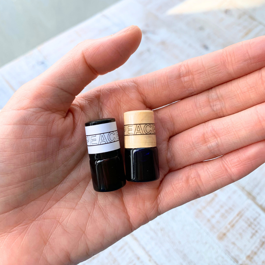 Neroli Essential Oil Handmade Natural Perfume Roller Mini-Bottle in Golden Jojoba Oil | Aromatherapy | Calming Perfume Inner Peace (1.5mL)