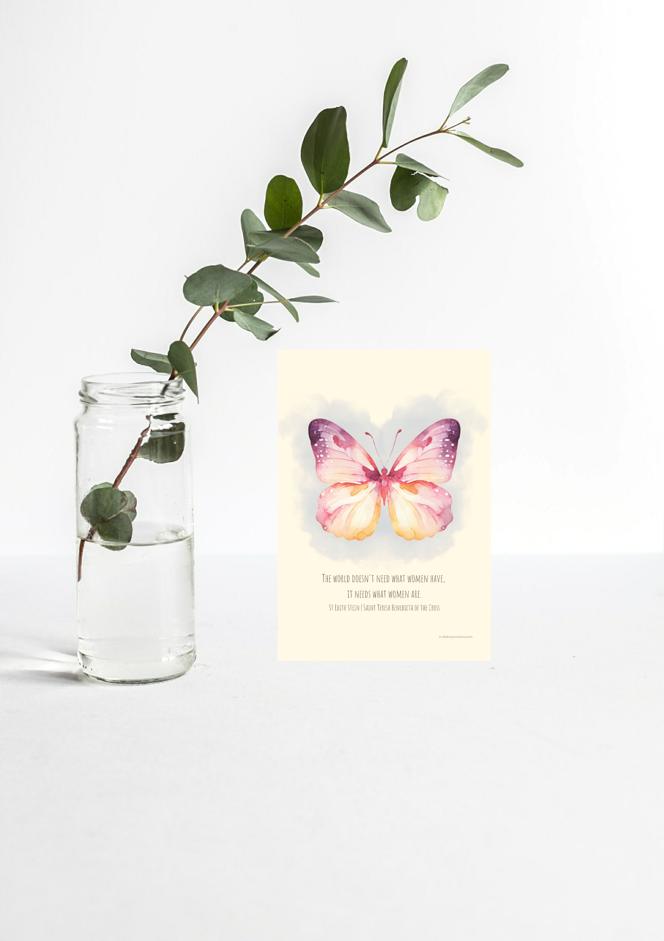 Design #34 - “What Women Are” – St. Edith Stein Feminine Identity Printable | Wall Art | Christian Gift (A6–A3+, PDF)
