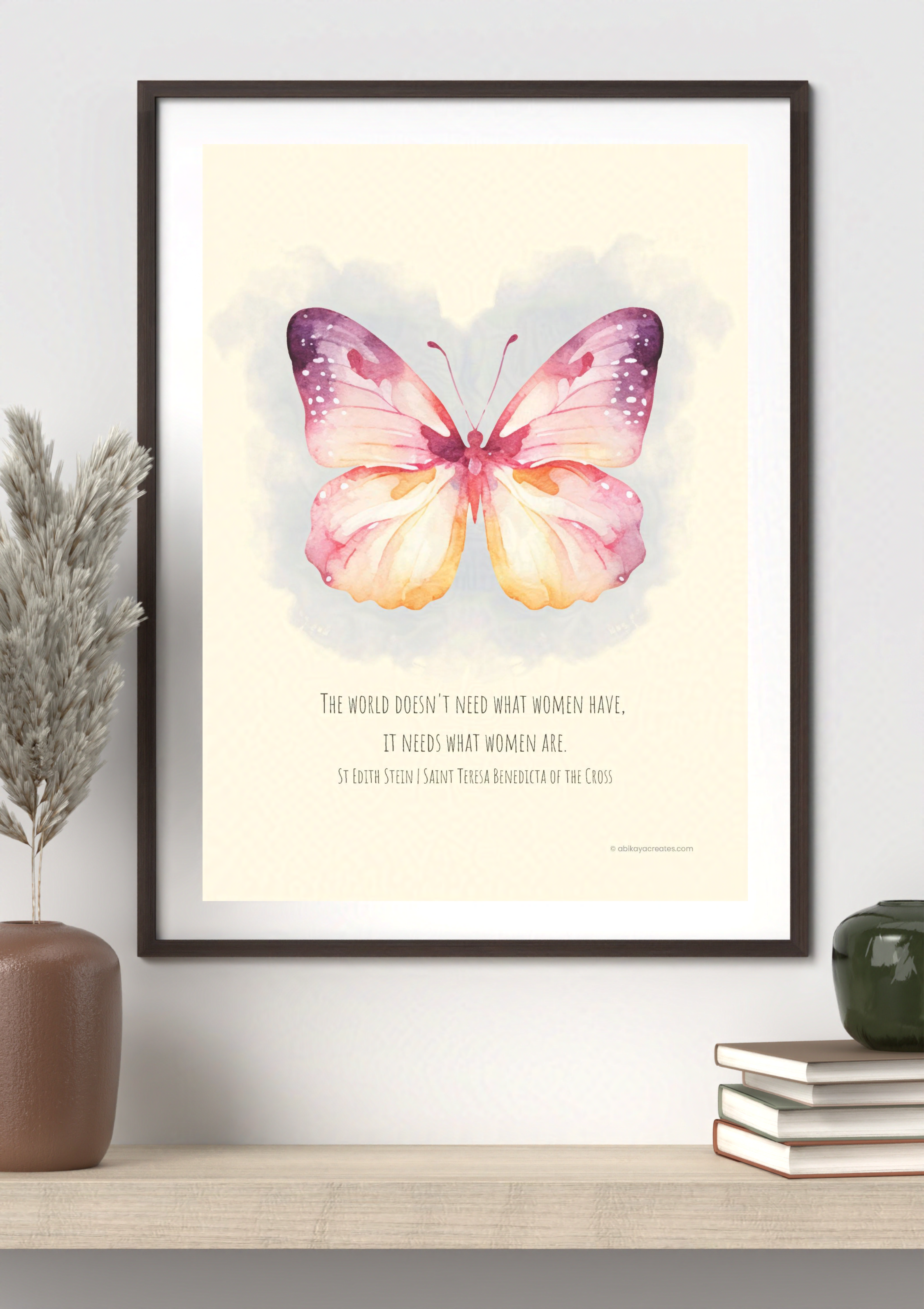 Design #34 - “What Women Are” – St. Edith Stein Feminine Identity Printable | Wall Art | Christian Gift (A6–A3+, PDF)