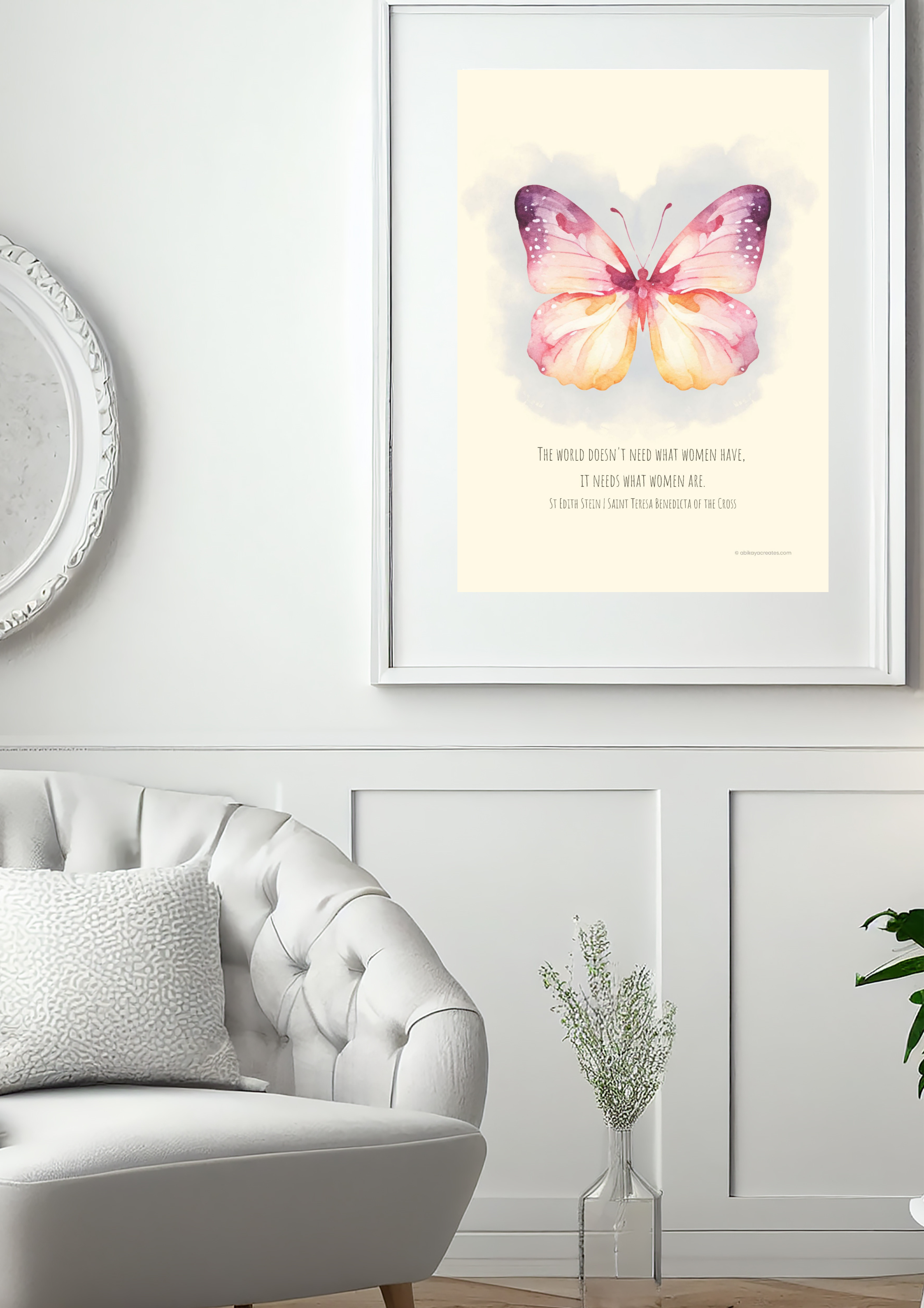 Design #34 - “What Women Are” – St. Edith Stein Feminine Identity Printable | Wall Art | Christian Gift (A6–A3+, PDF)