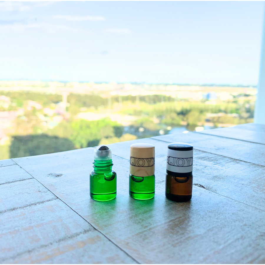 Citrus Handmade Natural Perfume Oil Roller Mini-Bottle in Golden Jojoba Oil | Joy Perfume | Aromatherapy | Uplifting Blend for Joy (1.5mL)