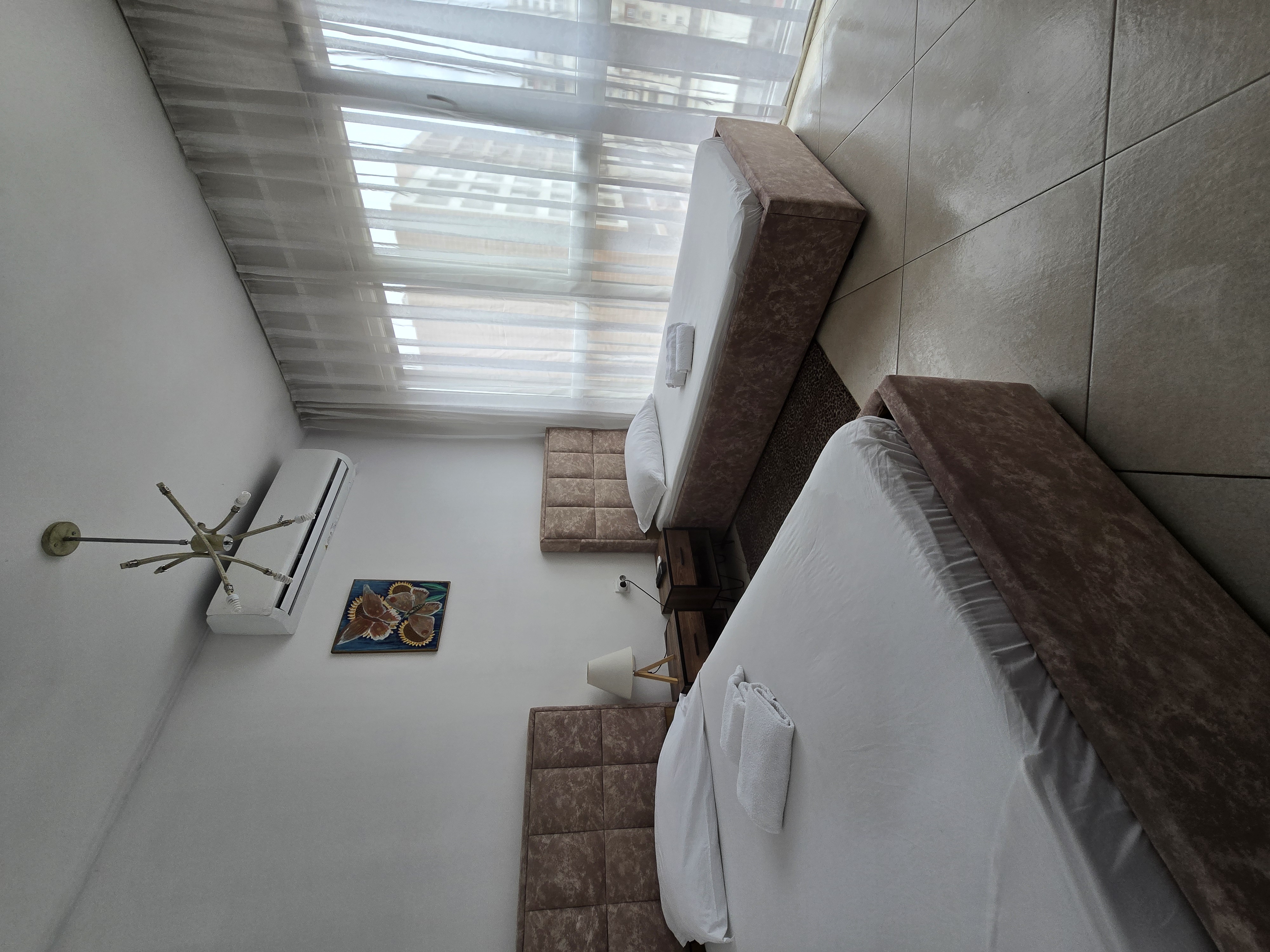 2. Twin room with shared bathroom
