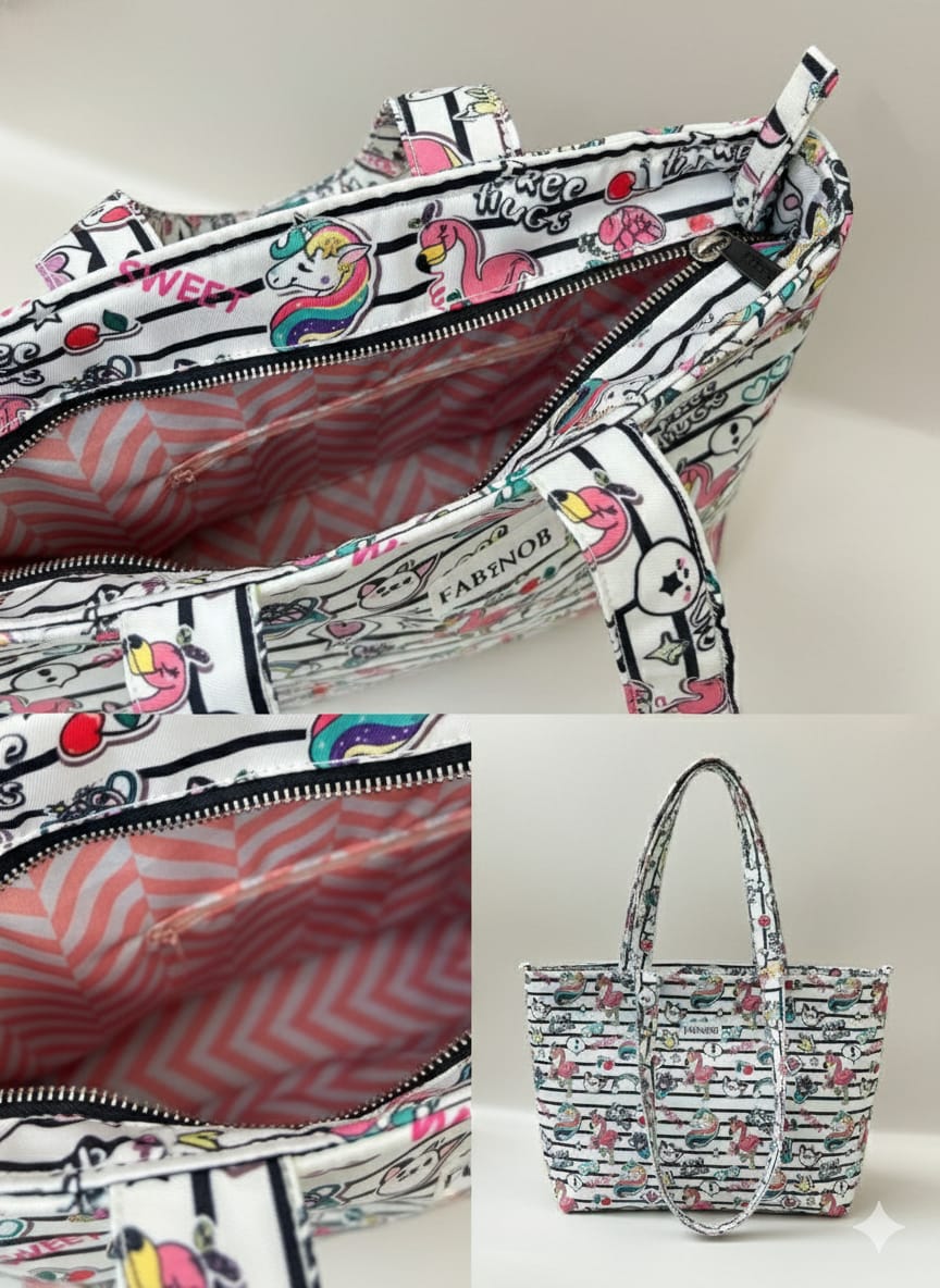 Stylish Printed Tote Bag