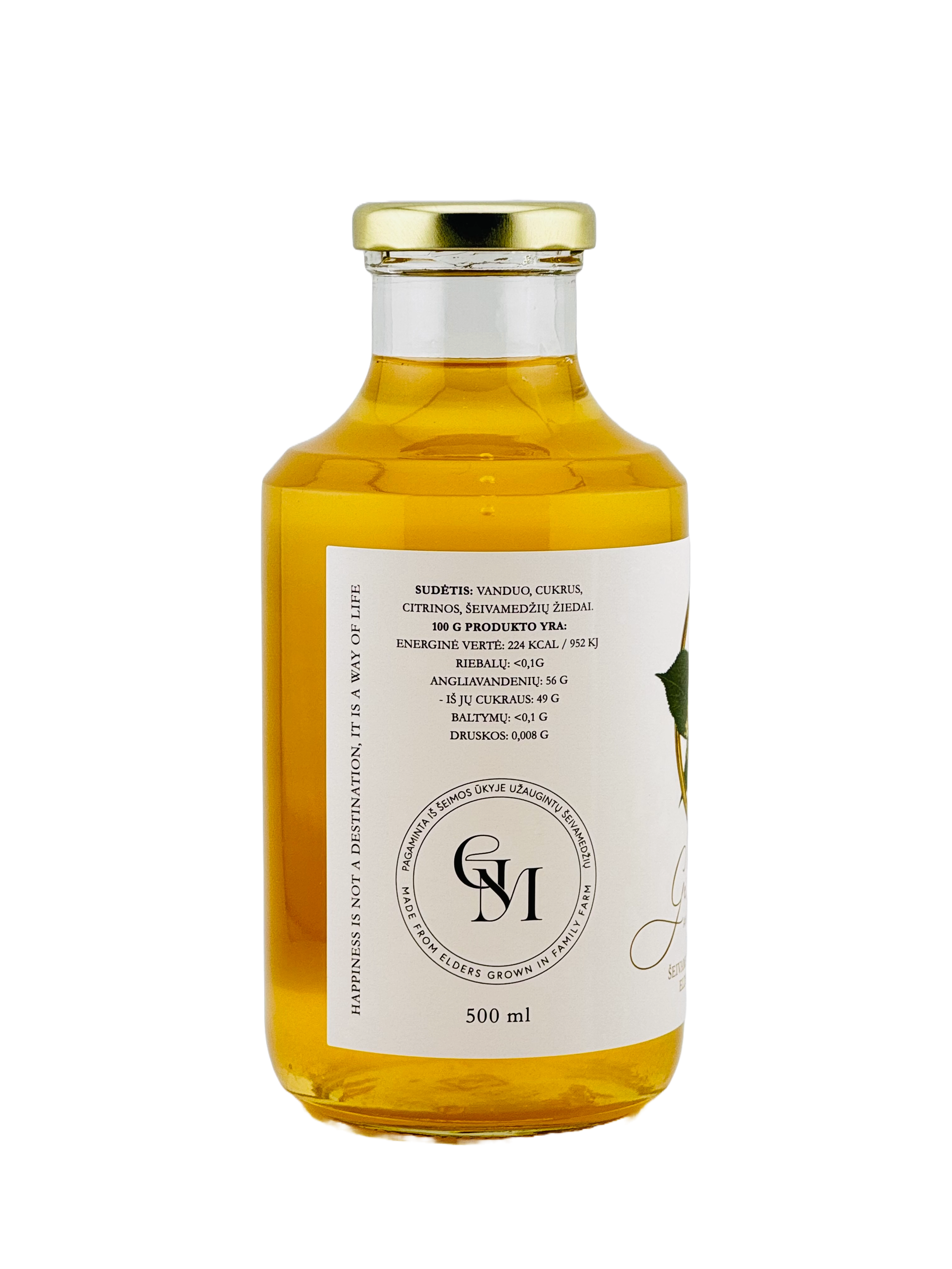 Šeivamedžių žiedų sirupas GERI METAI 500ml