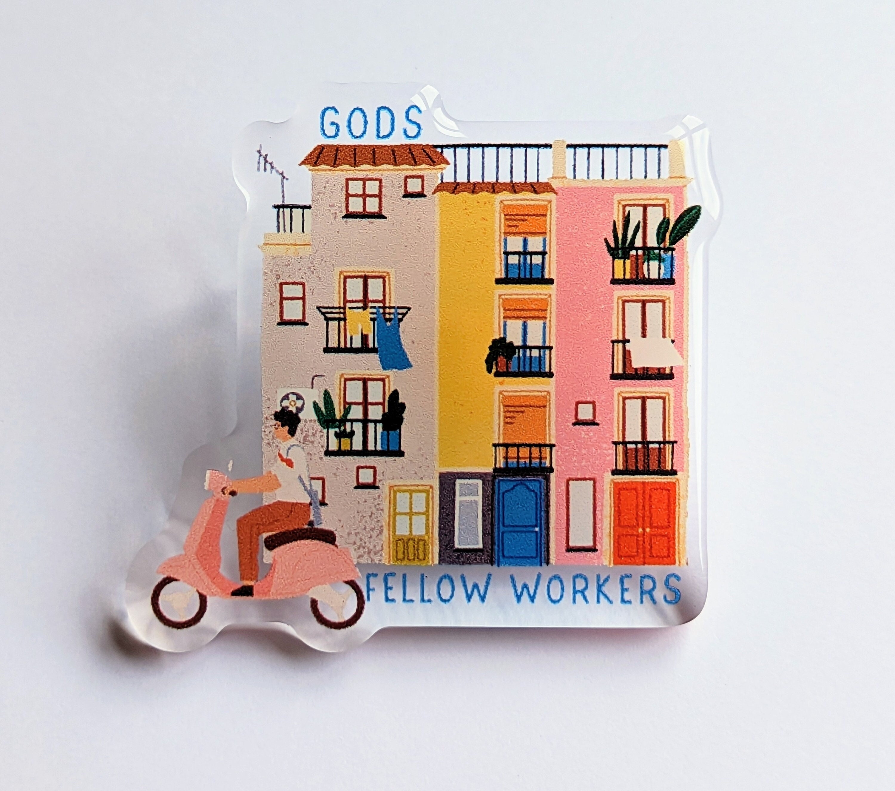 God's Fellow Workers Pin Badge 