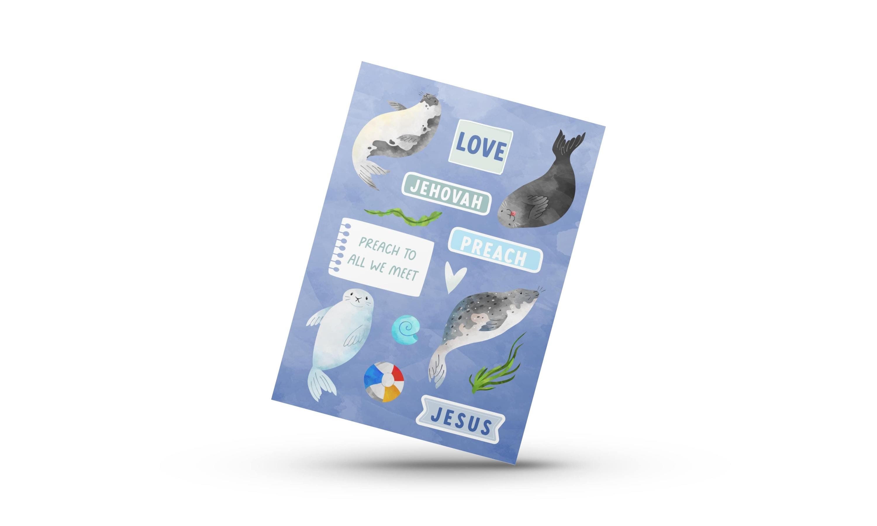 Seal Sticker Sheet