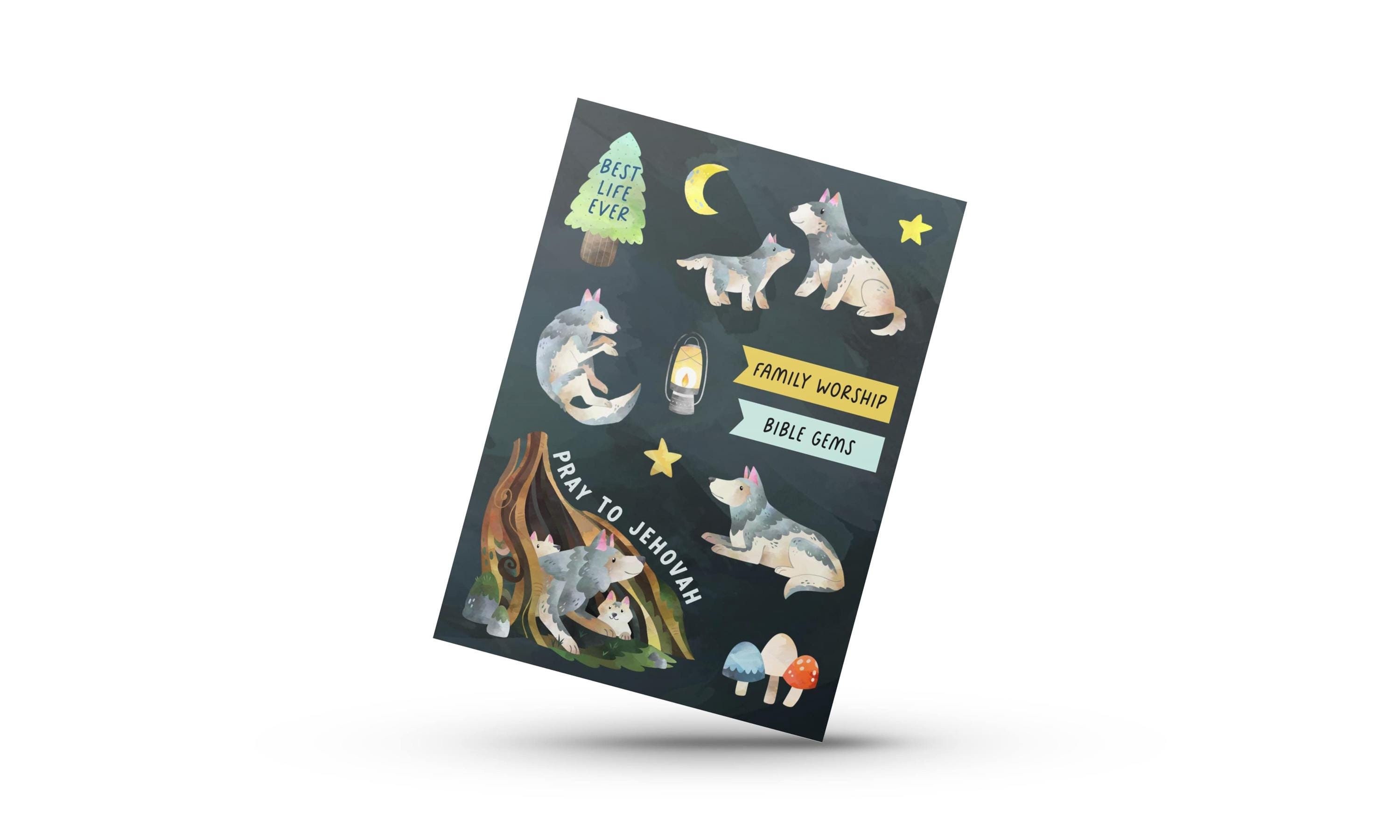 Cute Wolves Sticker Sheet