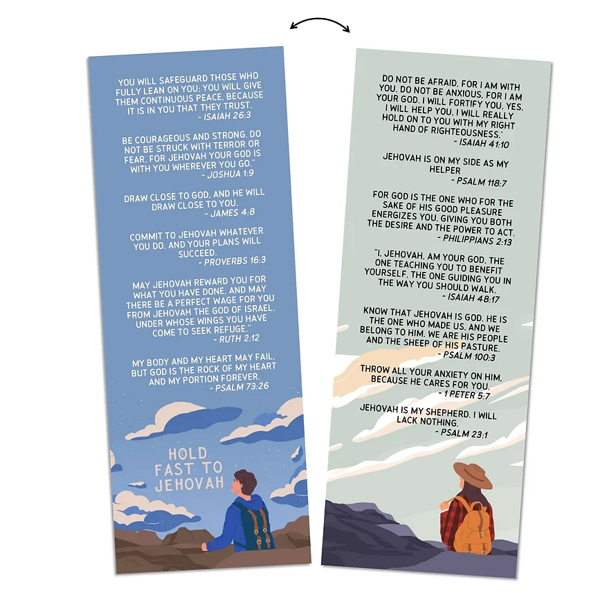 Jehovah Encouraging Scriptures Bookmark