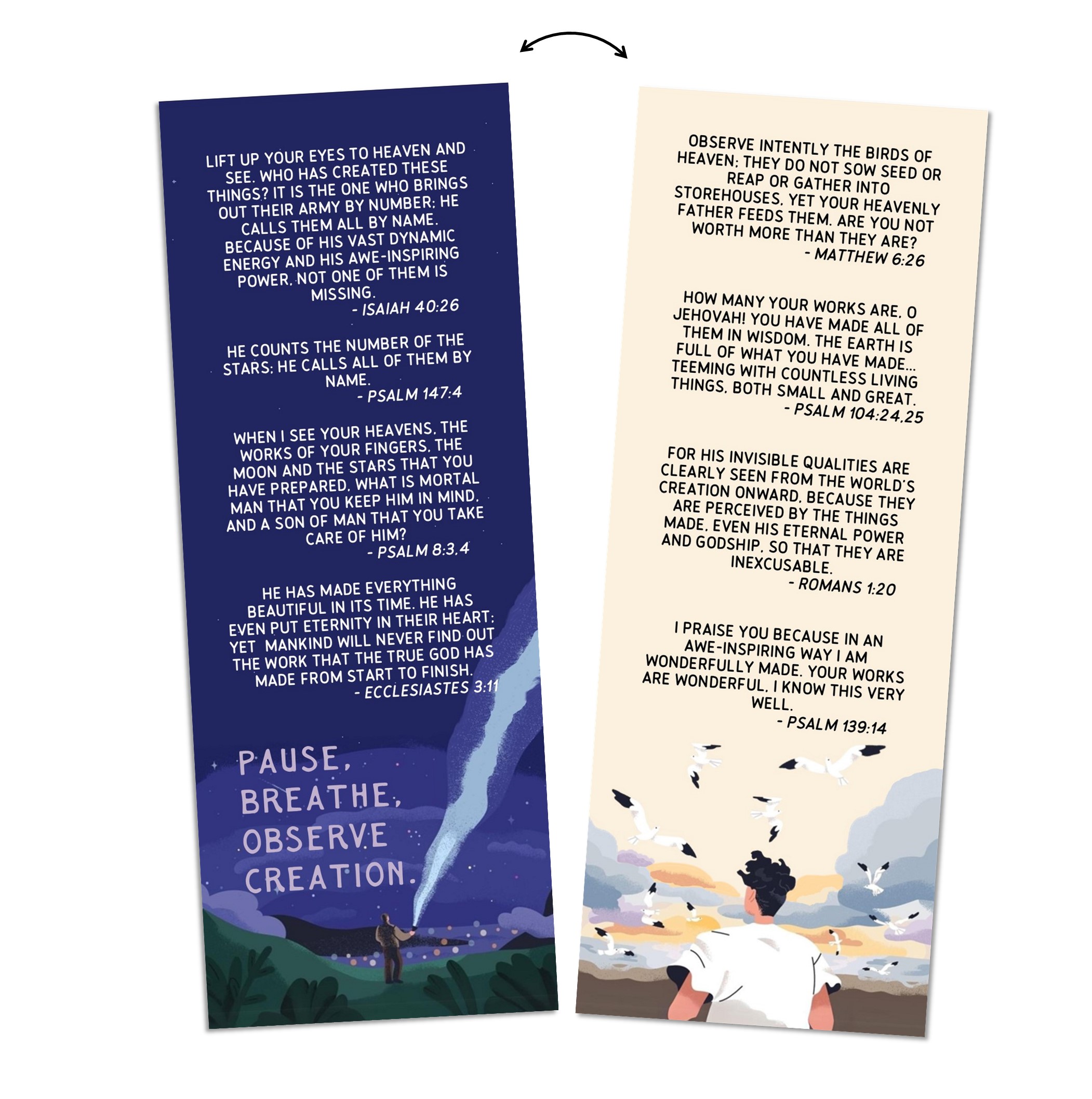 Creation Encouraging Scriptures Bookmark