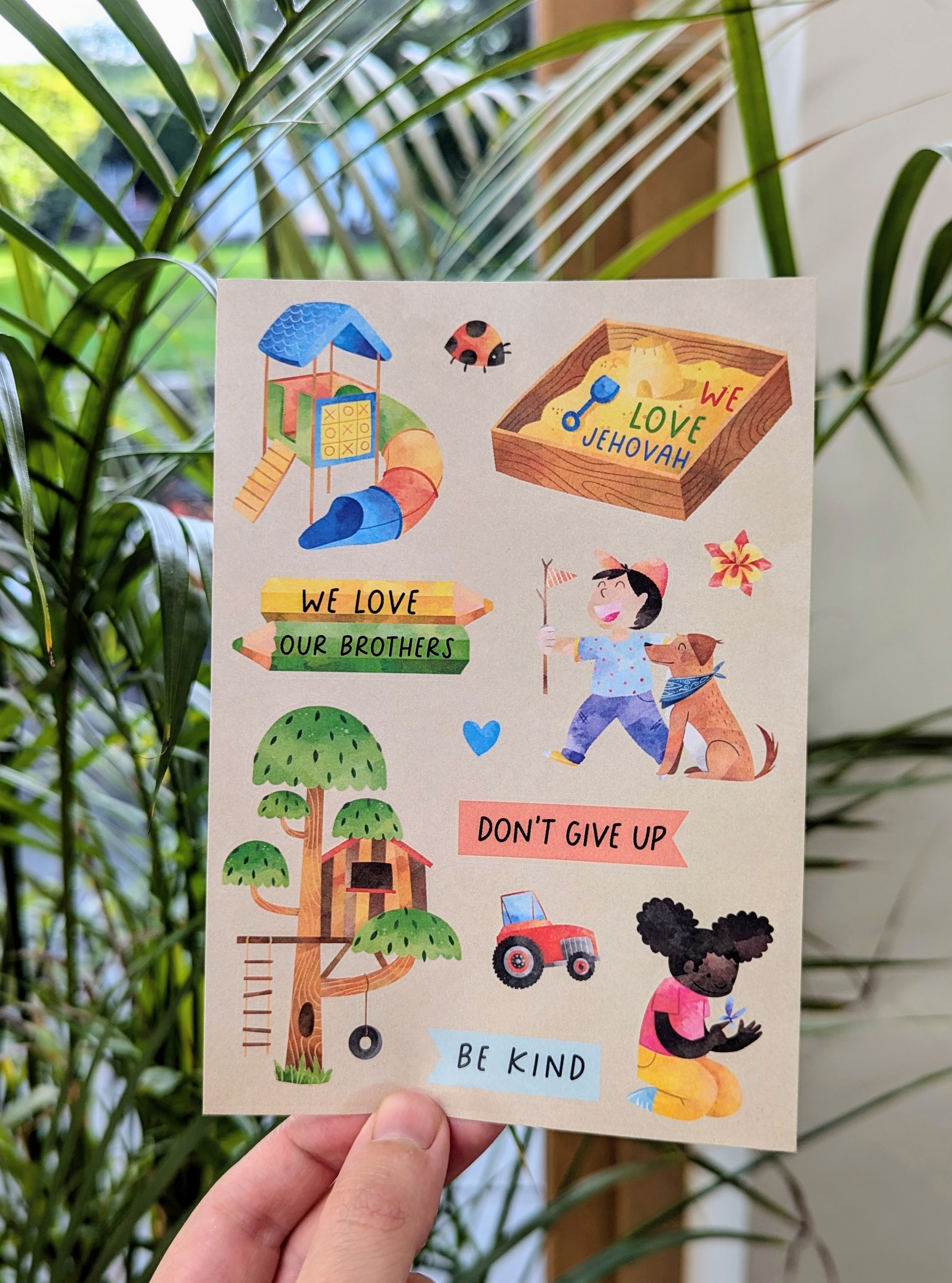 Fun Kids Sticker Sheet