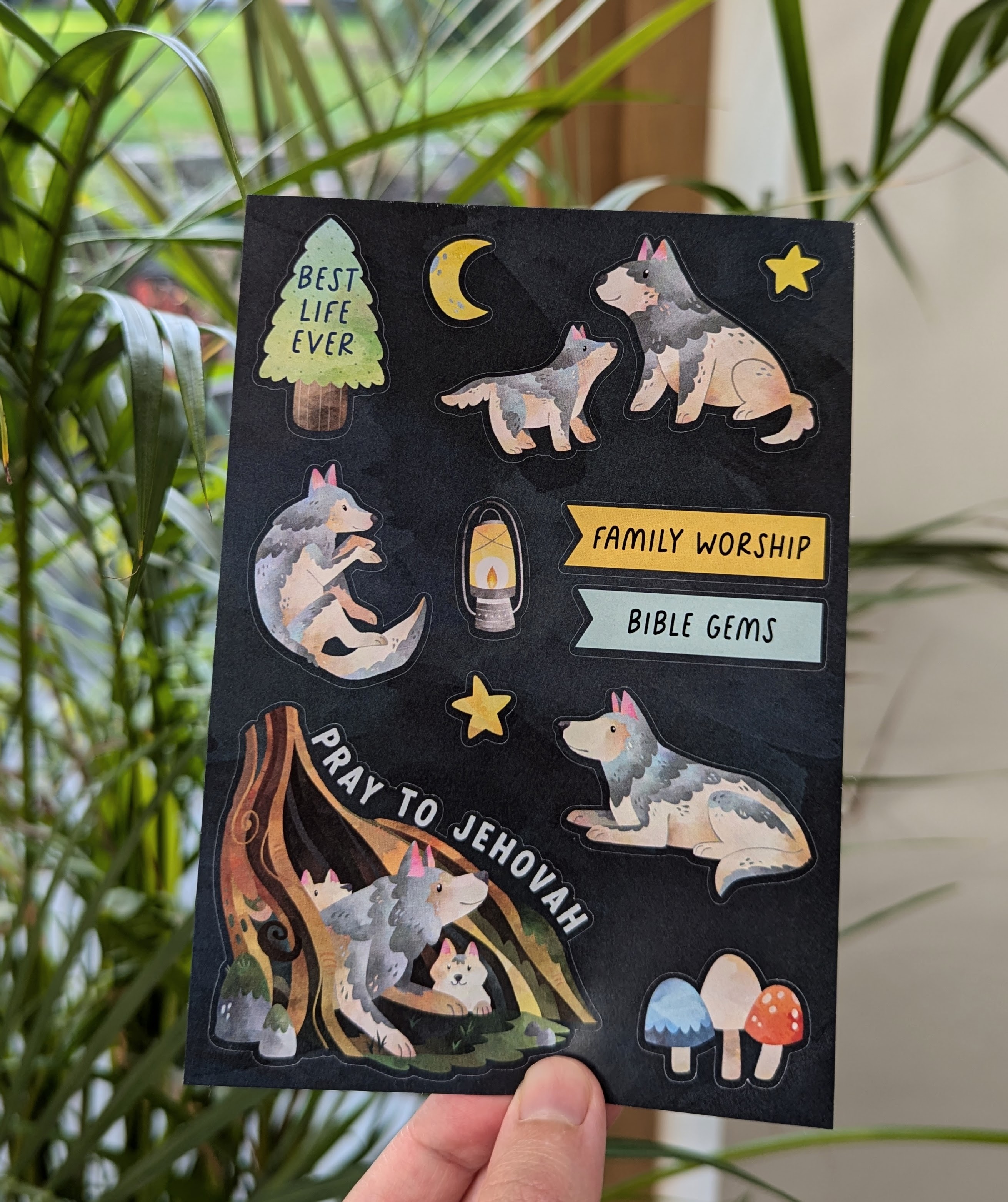 Cute Wolves Sticker Sheet