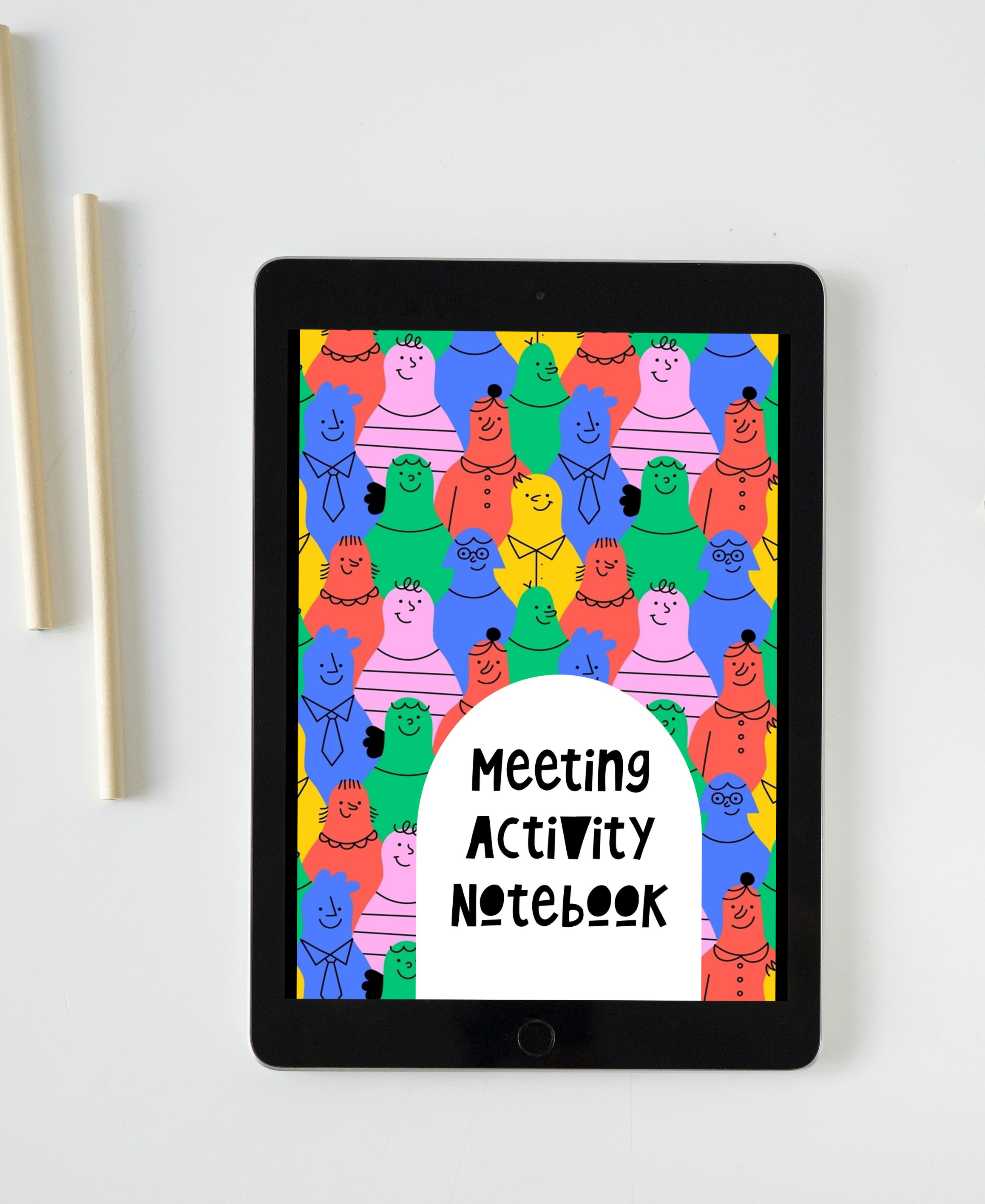 DIGITAL Kids Meeting Activity Notebook