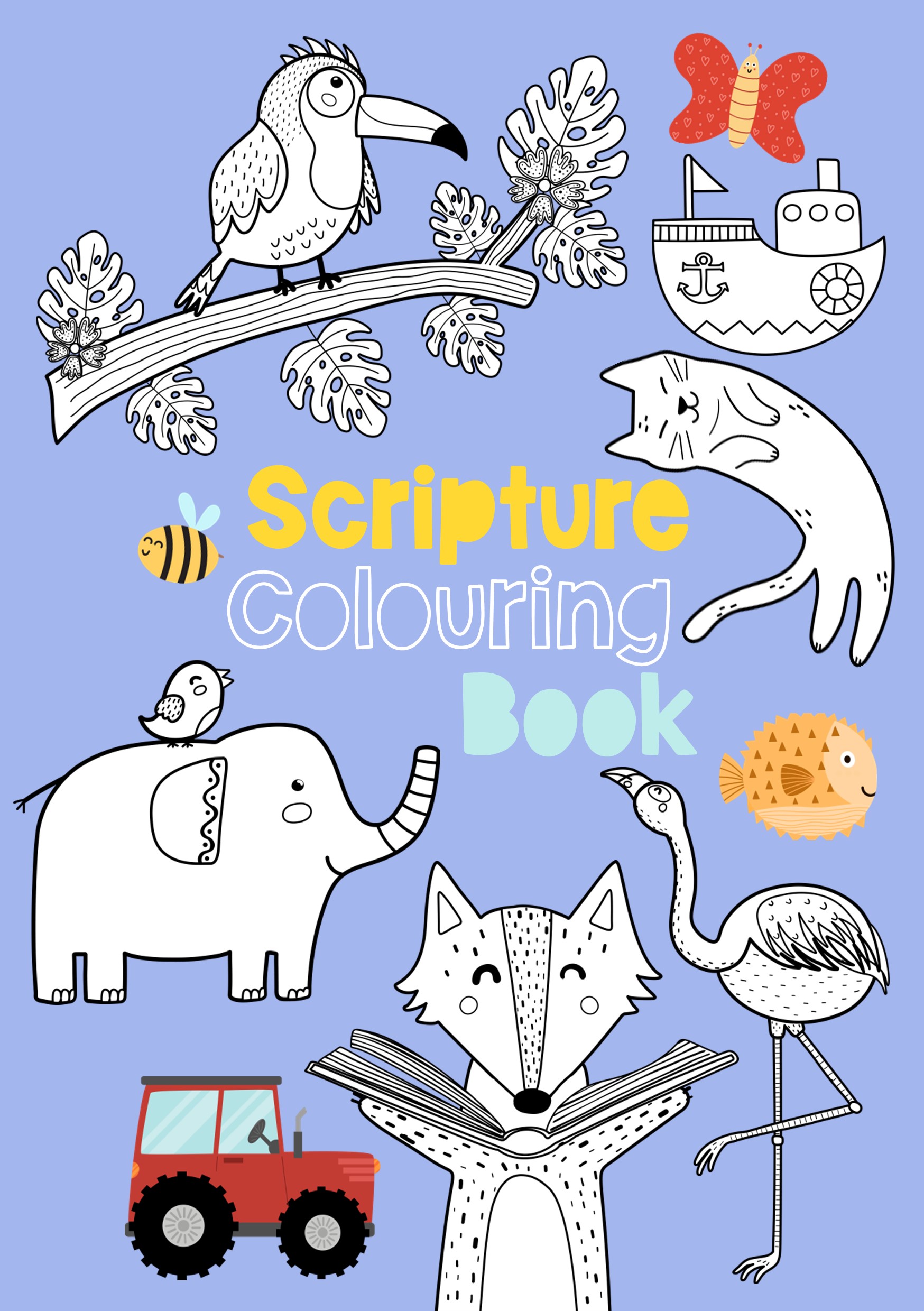 DIGITAL Scripture Colouring Book