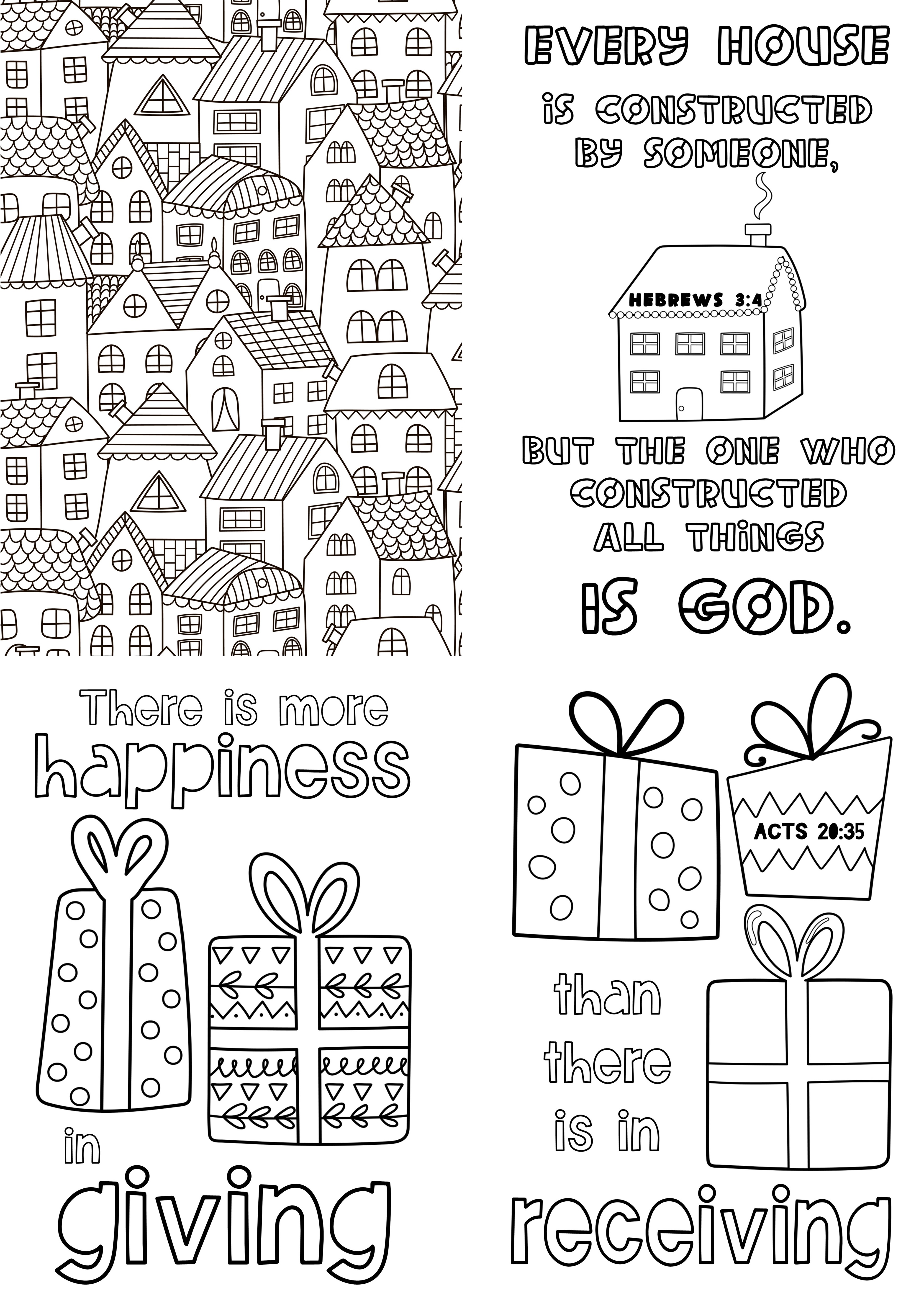 DIGITAL Scripture Colouring Book