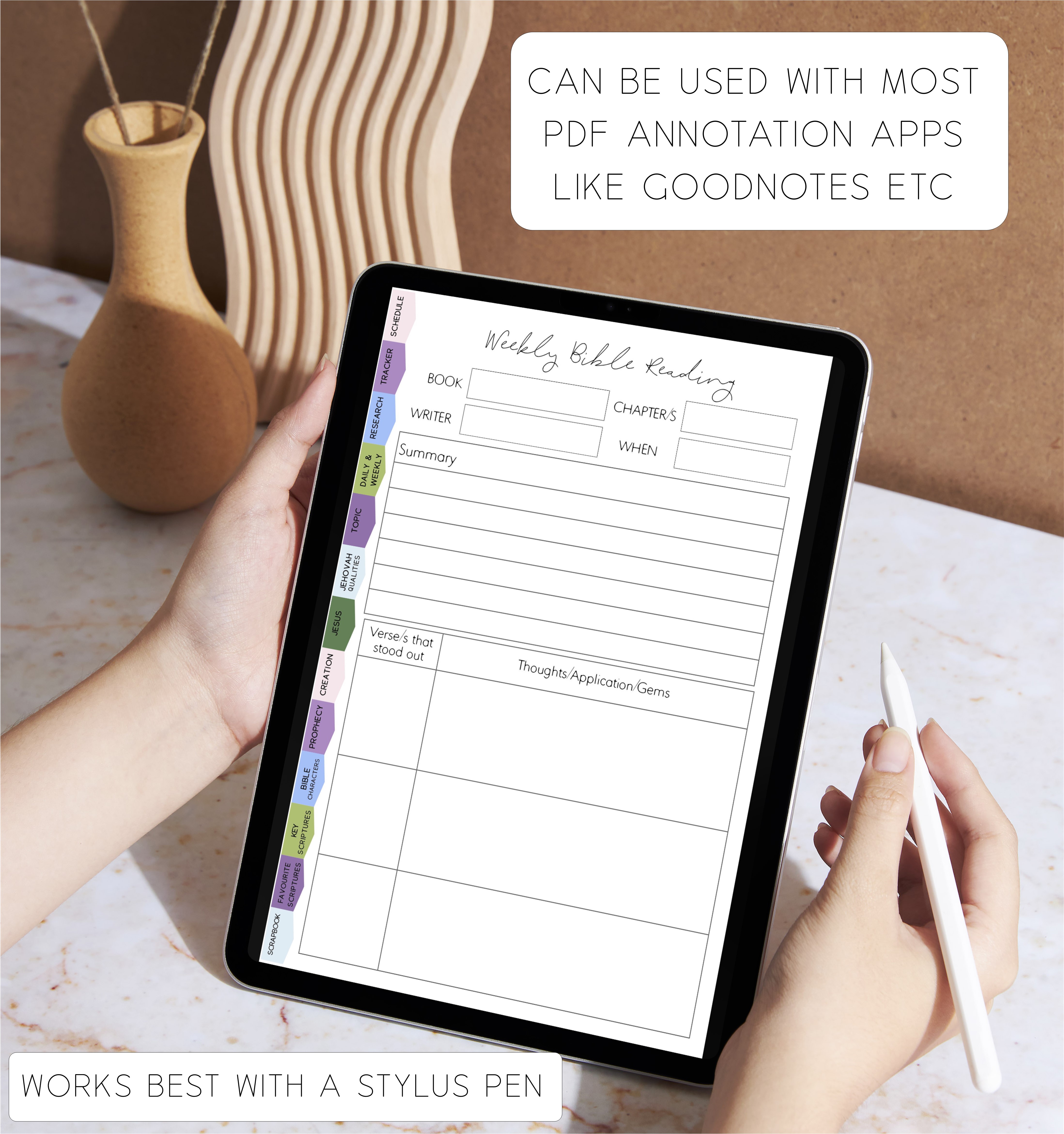 DIGITAL Hyperlinked Bible Study Journal