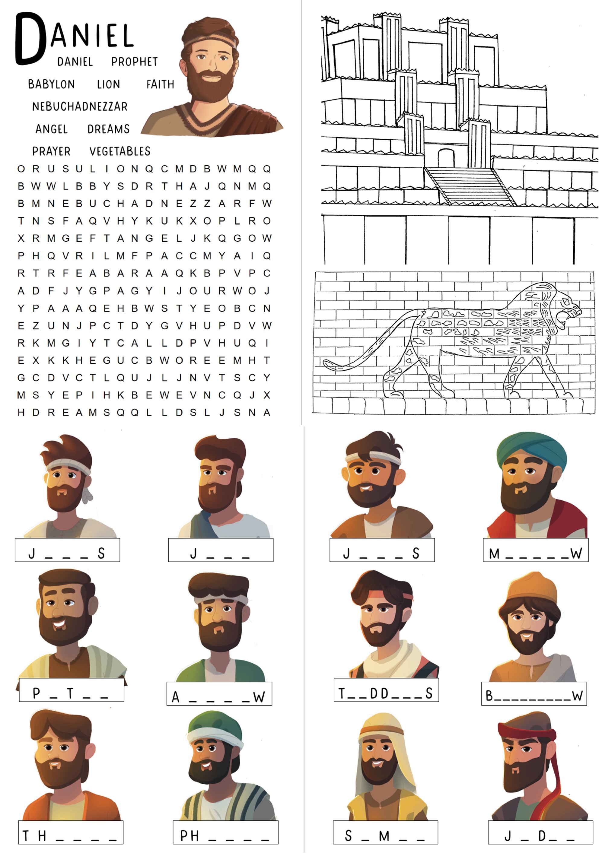 DIGITAL A-Z Bible Wordsearch & Activities Book