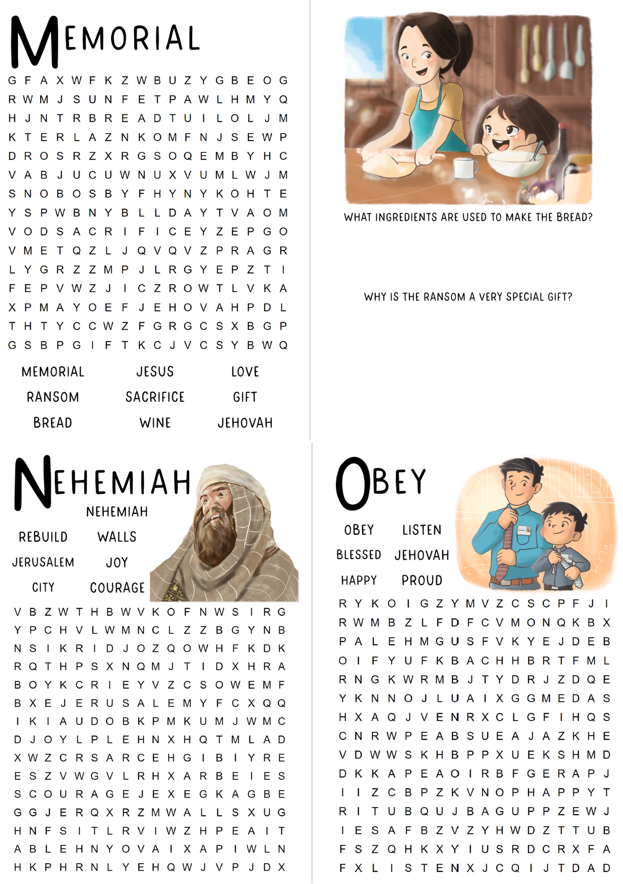 DIGITAL A-Z Bible Wordsearch & Activities Book