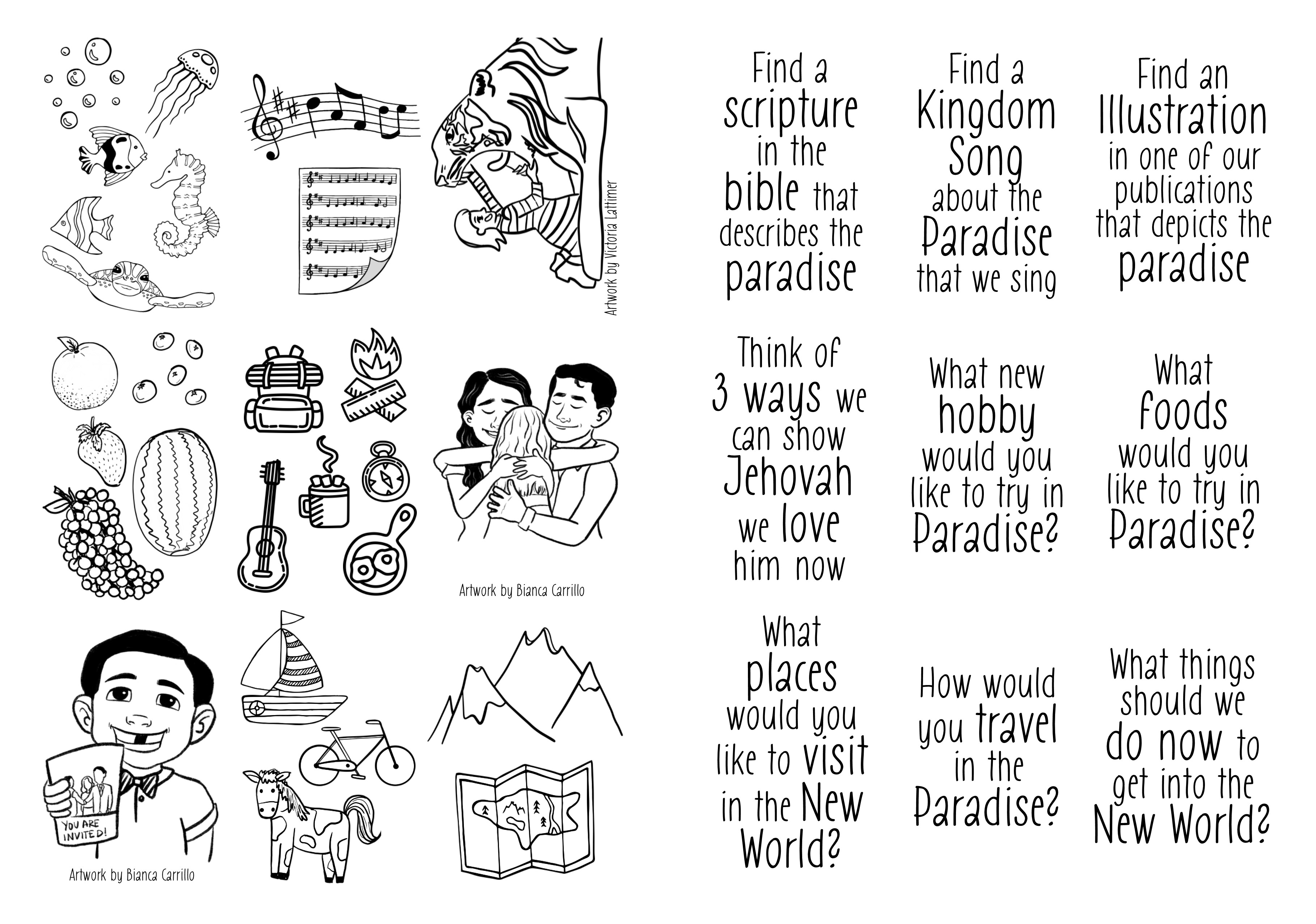 DIGITAL Family Worship Looking Forward To Paradise Activity Pack