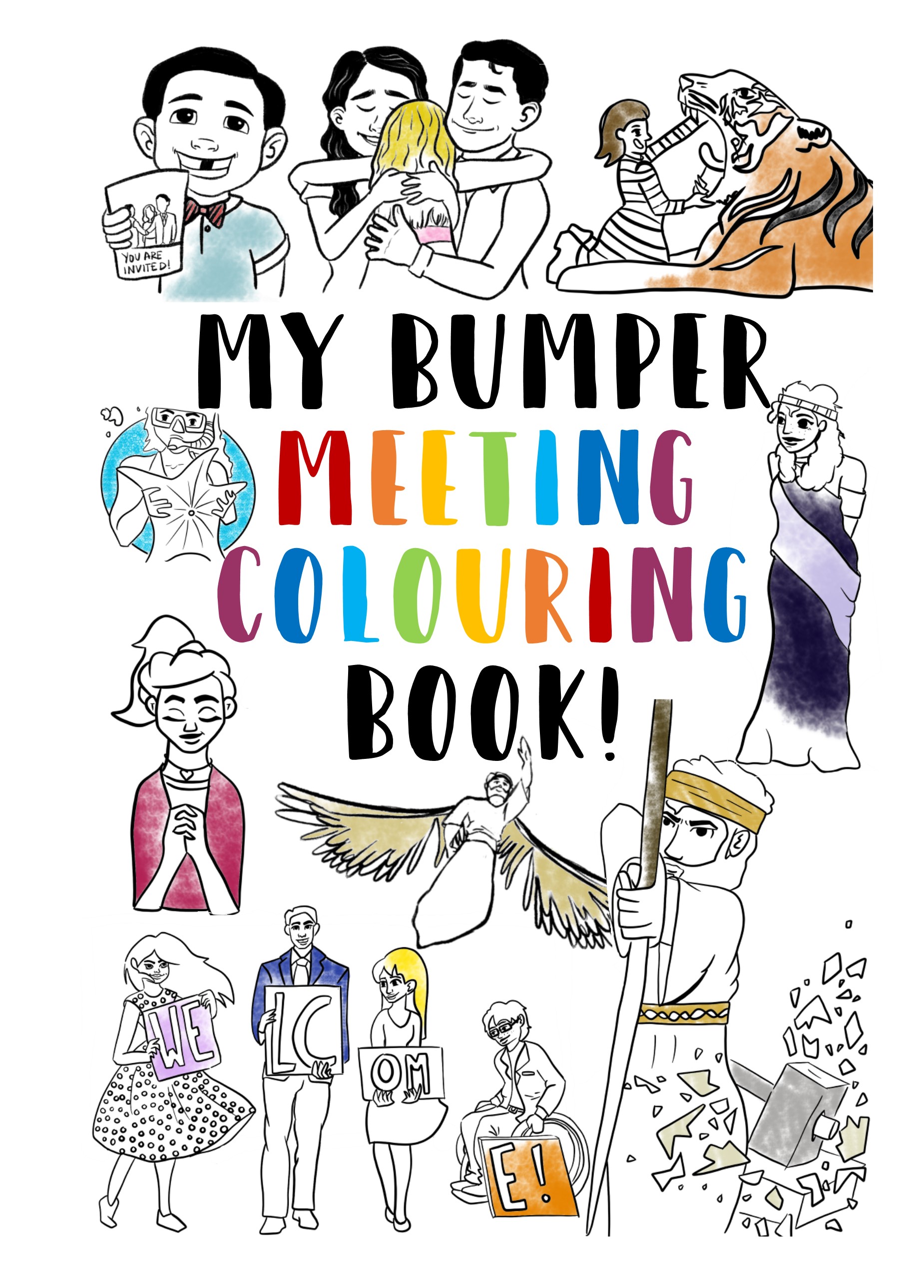 DIGITAL Bumper Meeting Colouring Book 4-11 years
