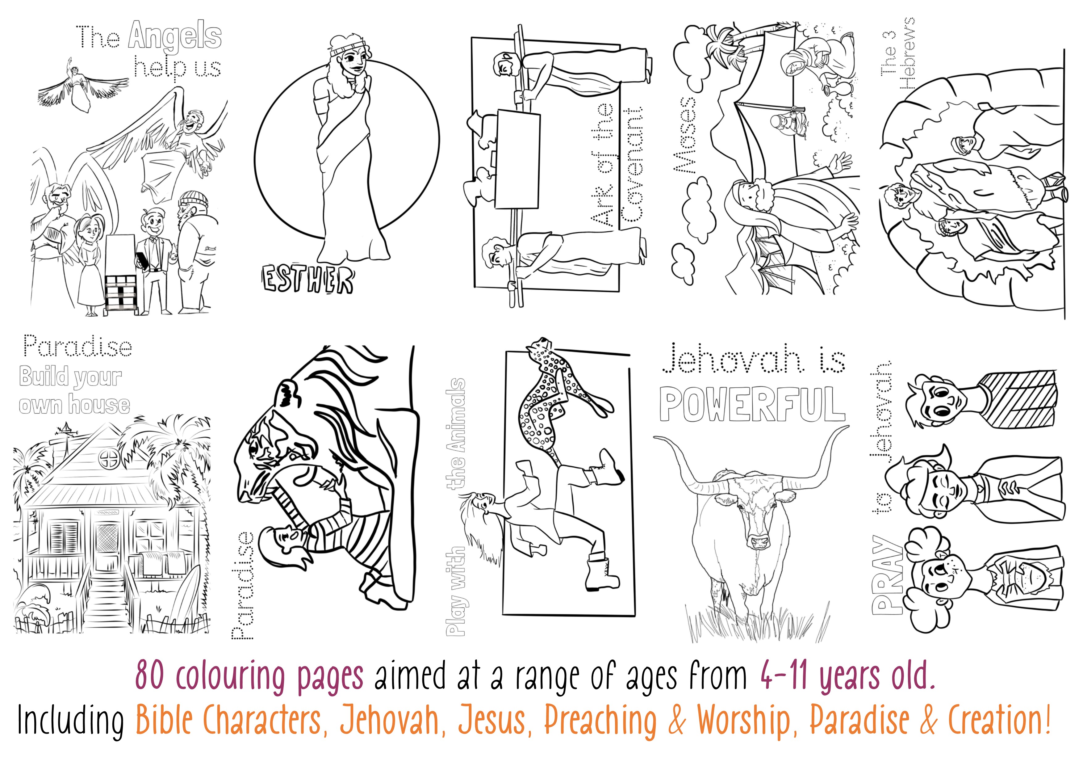DIGITAL Bumper Meeting Colouring Book 4-11 years