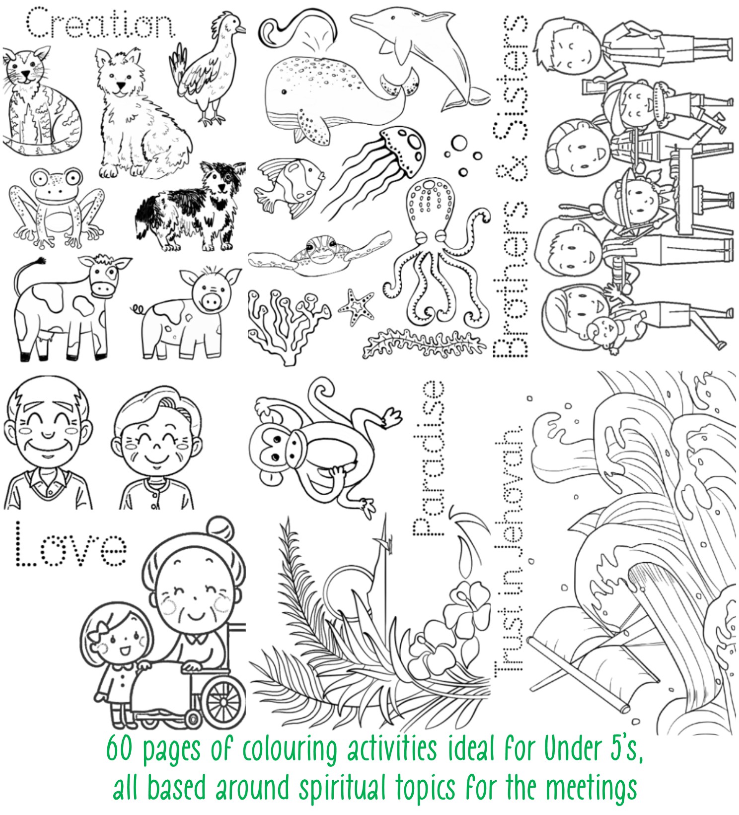 DIGITAL Under 5's Meeting Colouring Book 