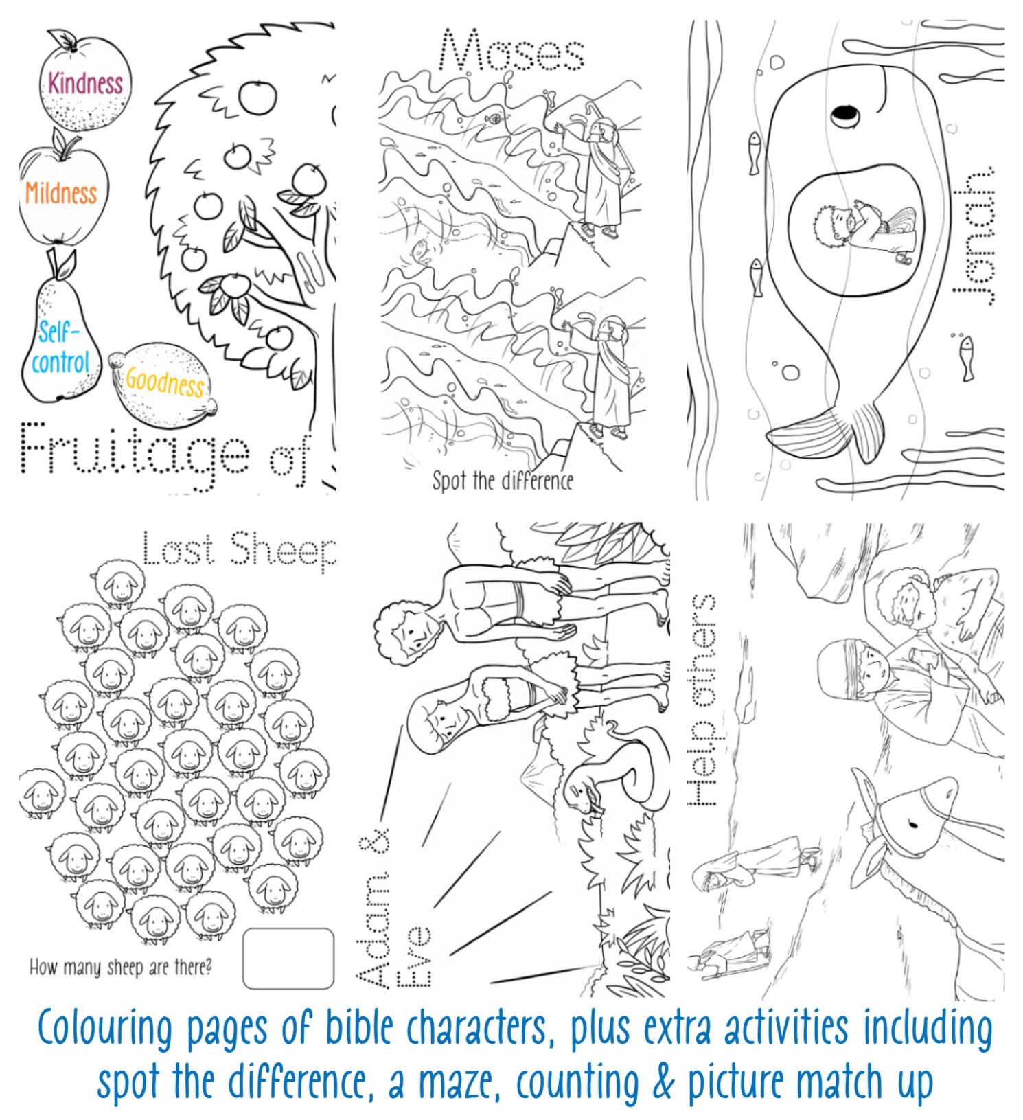DIGITAL Under 5's Meeting Colouring Book 