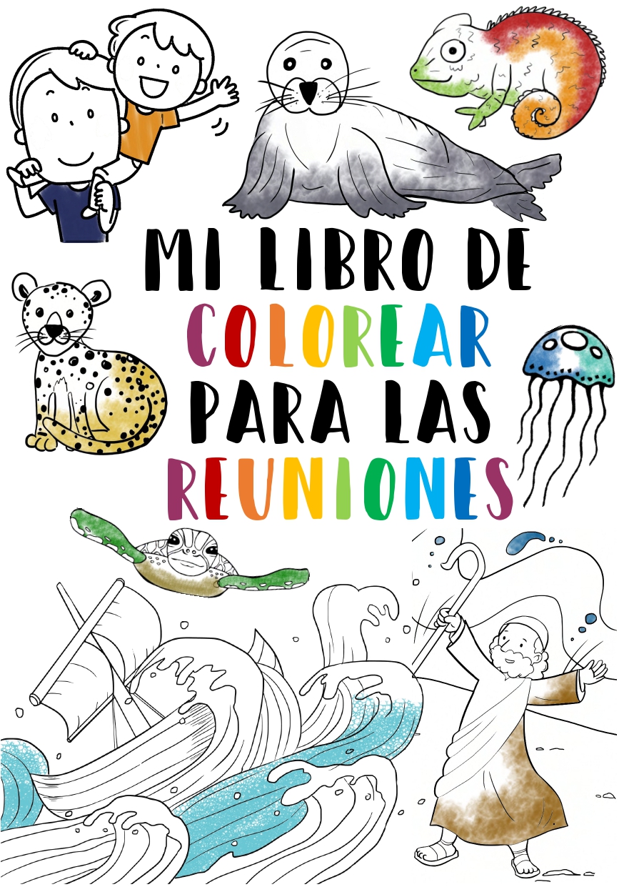 DIGITAL ESPAÑOL Mi Libro De Colorear Para Las Reuniones Under 5's Colouring
