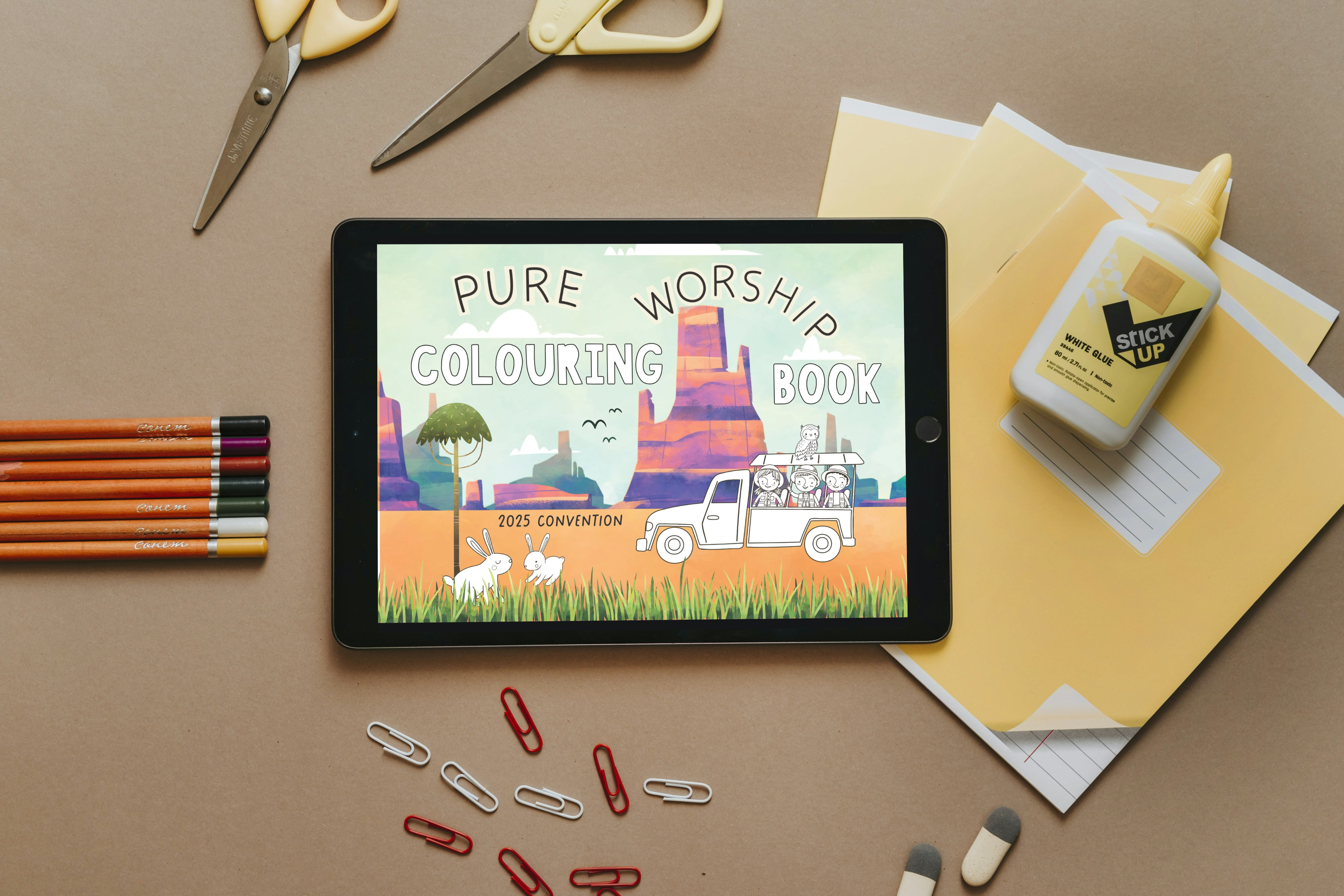 DIGITAL Pure Worship Convention Colouring Book