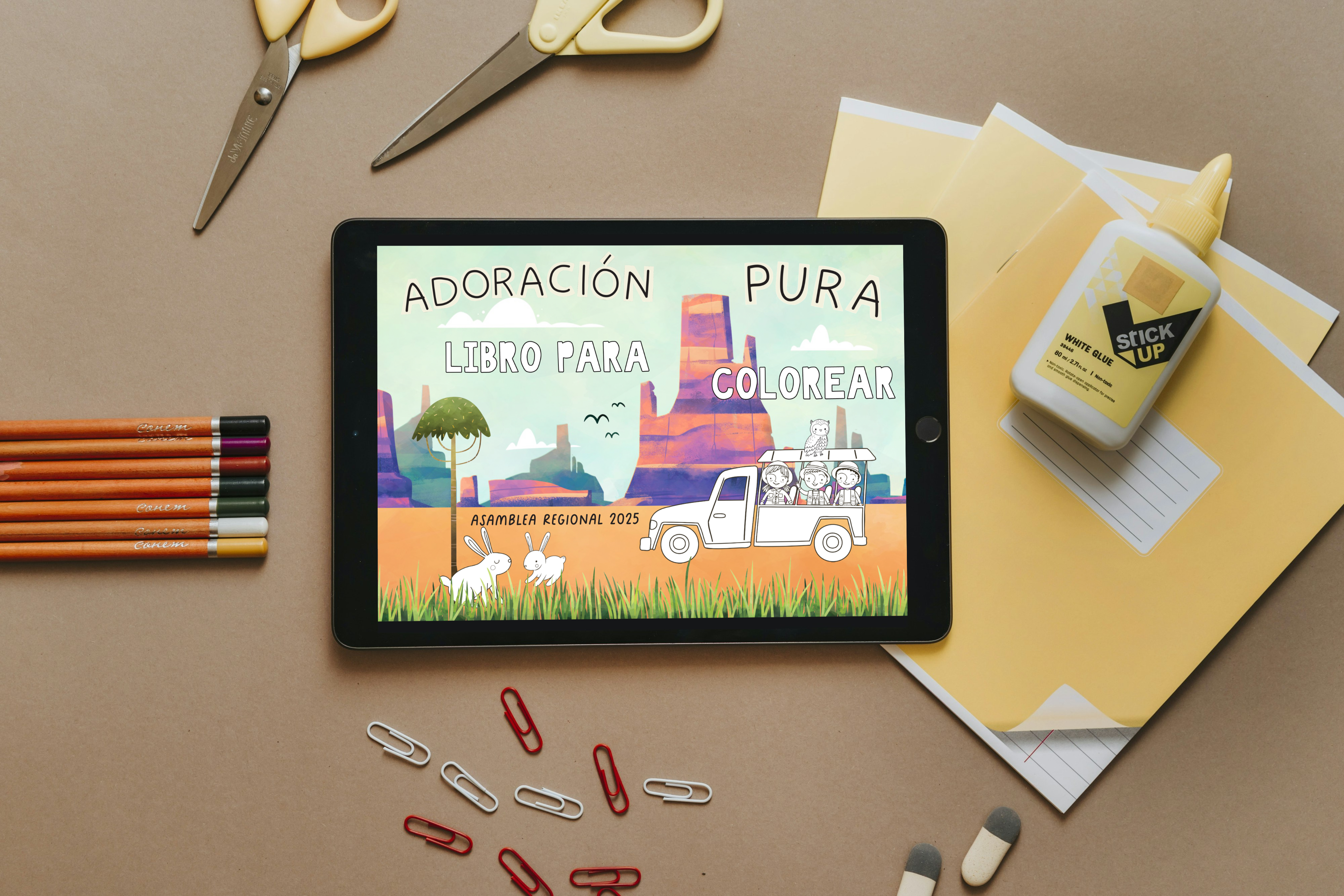 DIGITAL Espanol/Spanish Pure Worship Convention Colouring Book