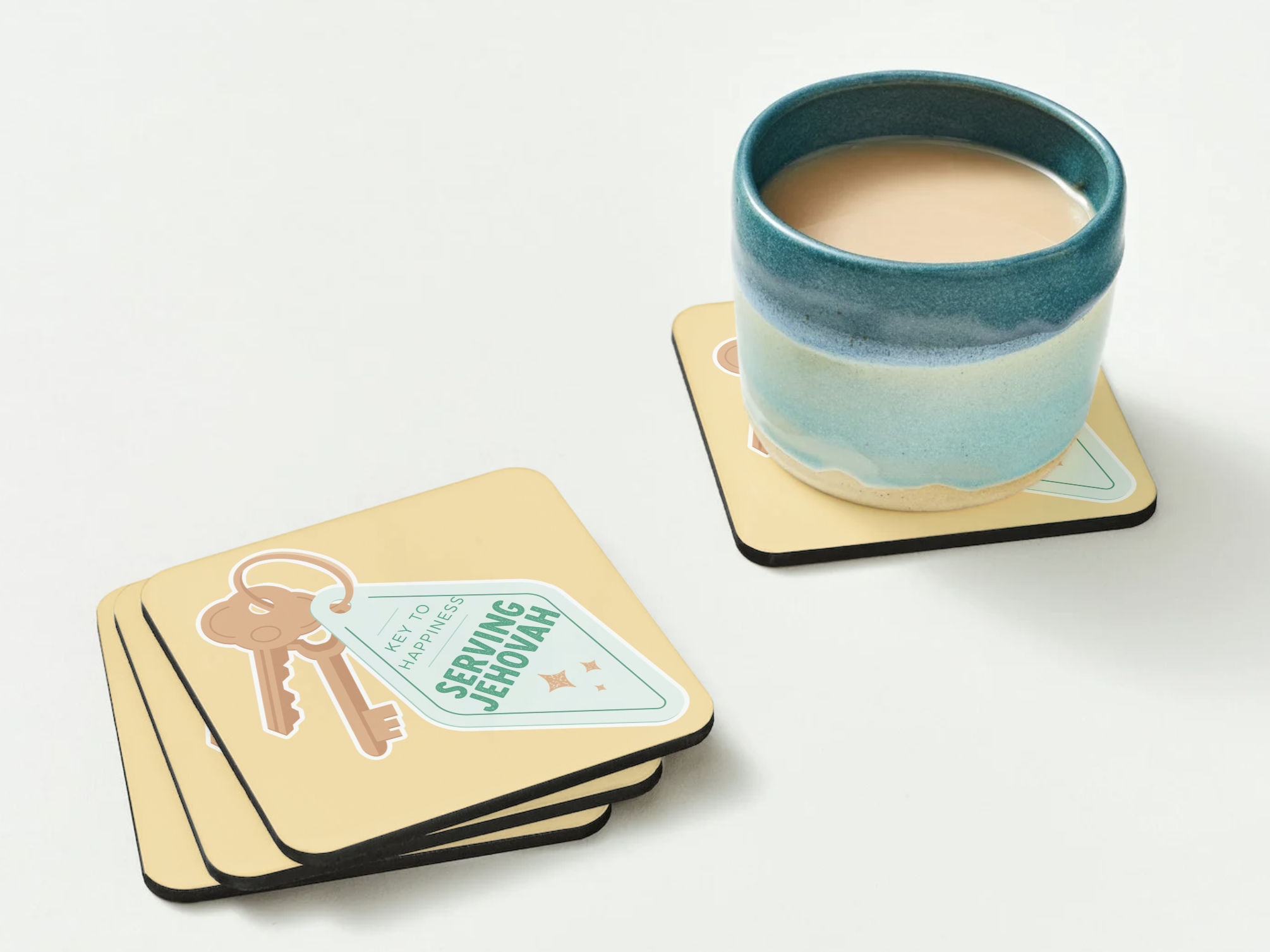 Key to Happiness Coaster 