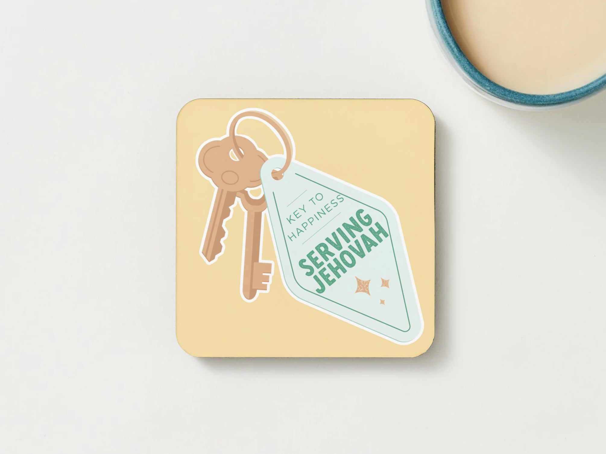 Key to Happiness Coaster 