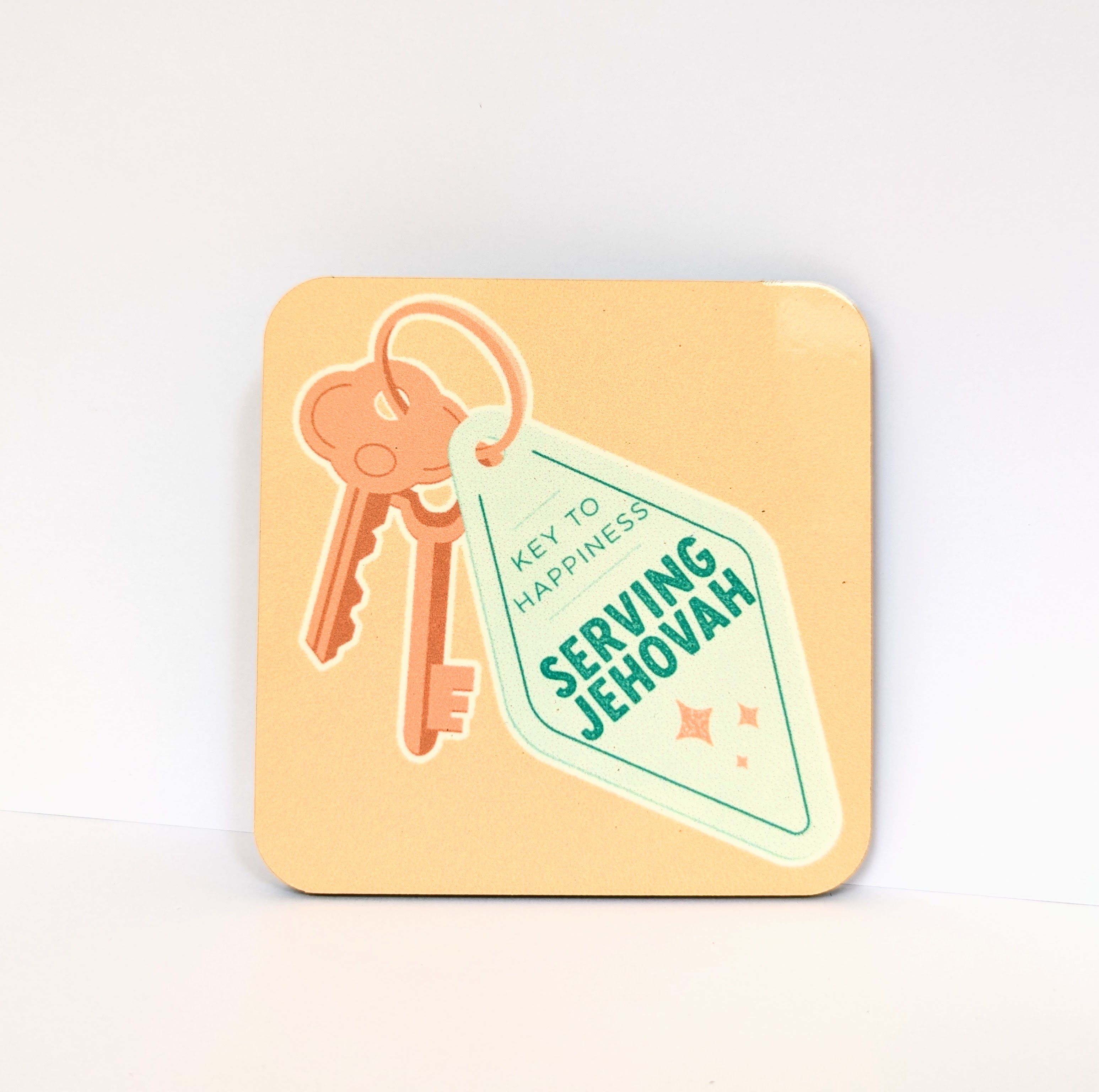 Key to Happiness Coaster