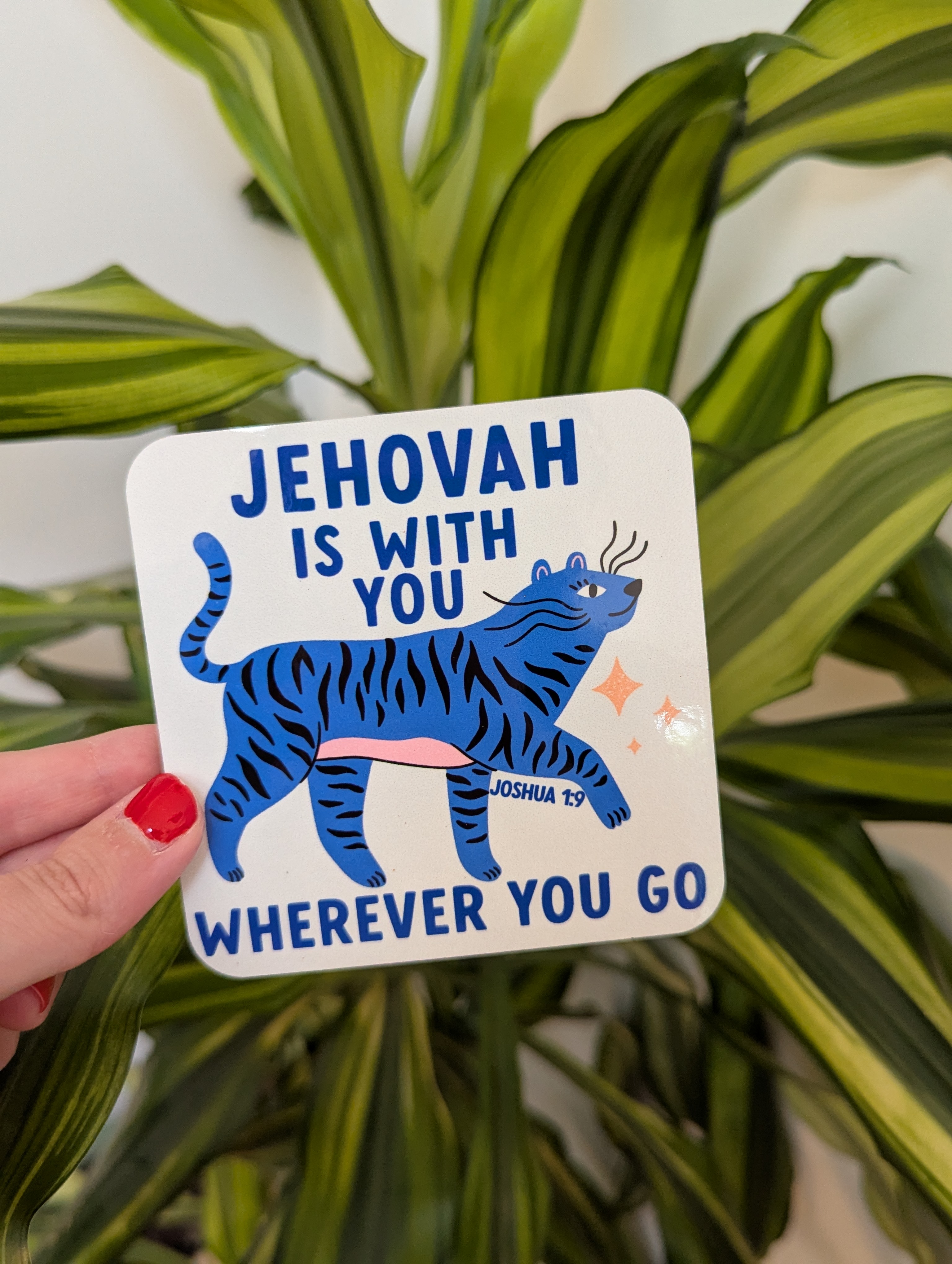 Jehovah Is With You Coaster 