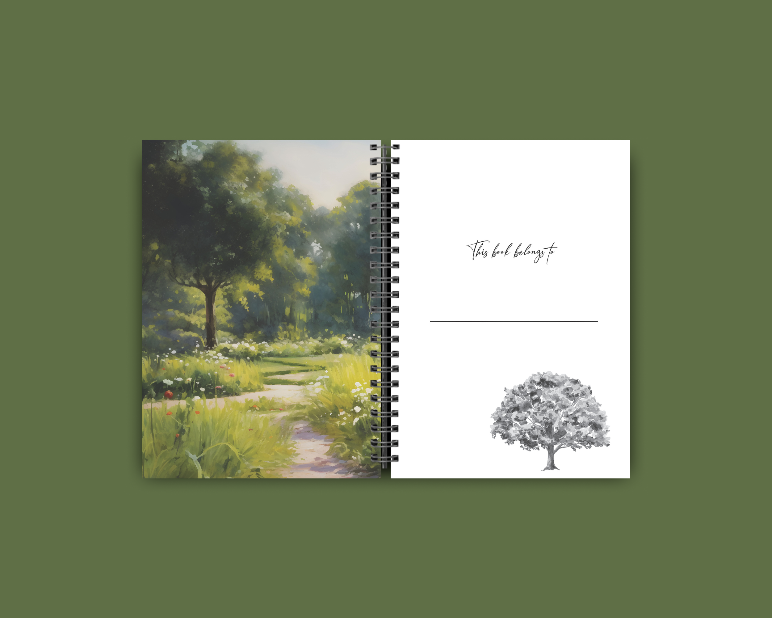 Eternal Happiness Notebook FREE Pen & Bookmark