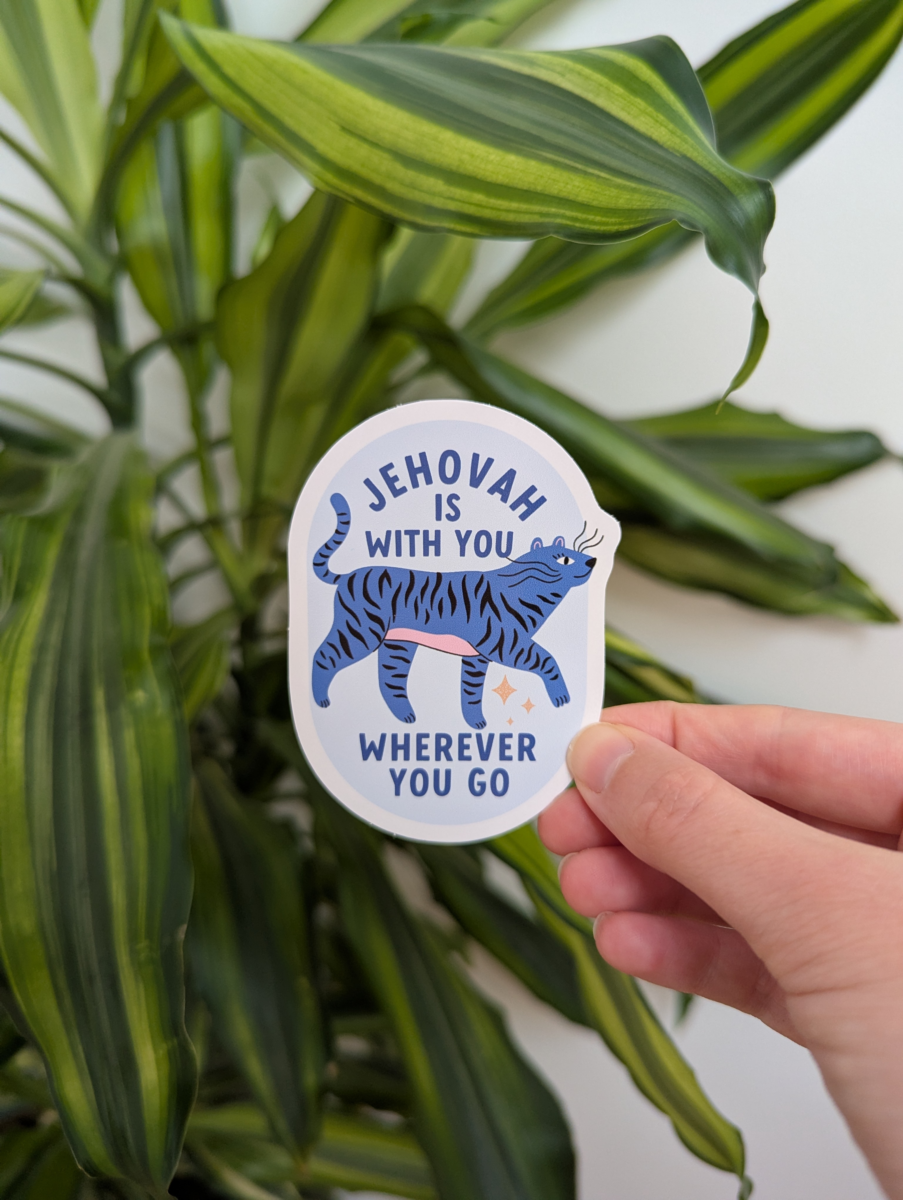 Jehovah Is With You Sticker