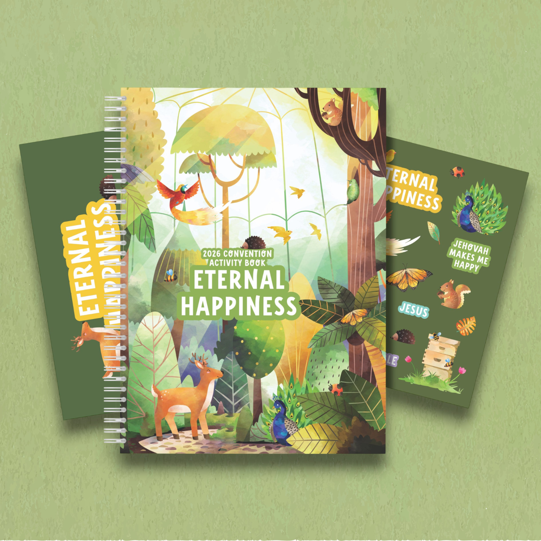 SECONDS Eternal Happiness Kids Activity Book FREE Sticker & Bookmark