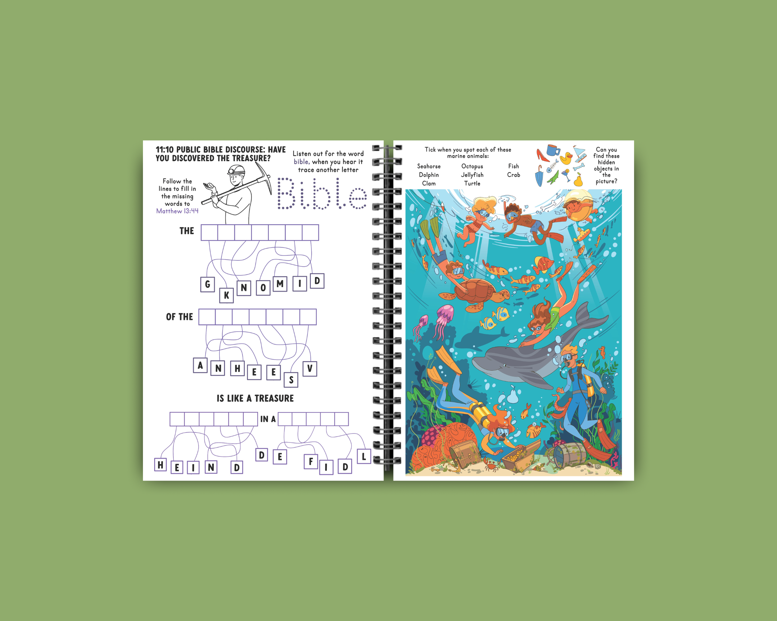 SECONDS Eternal Happiness Kids Activity Book FREE Sticker & Bookmark