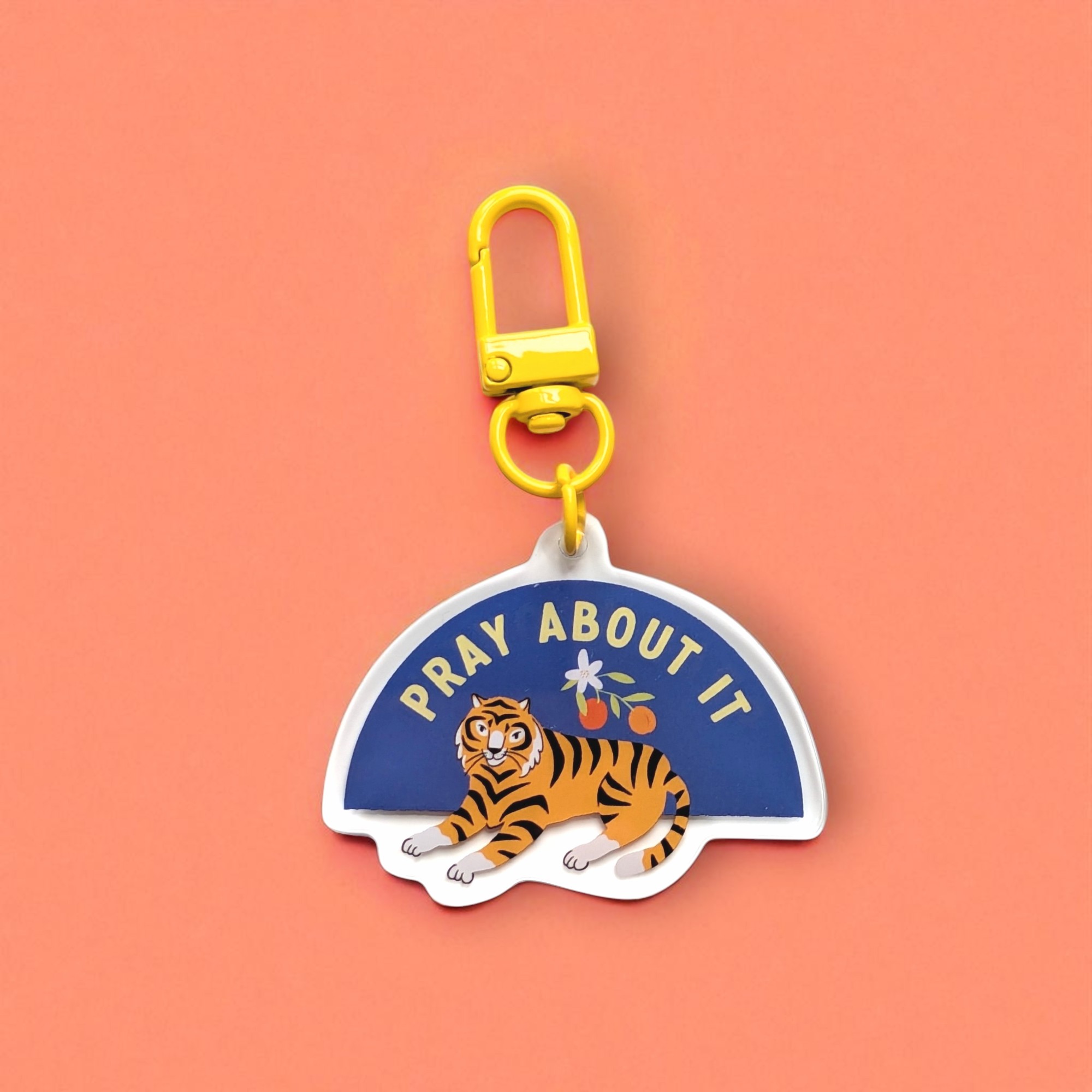 Pray About It Keychain