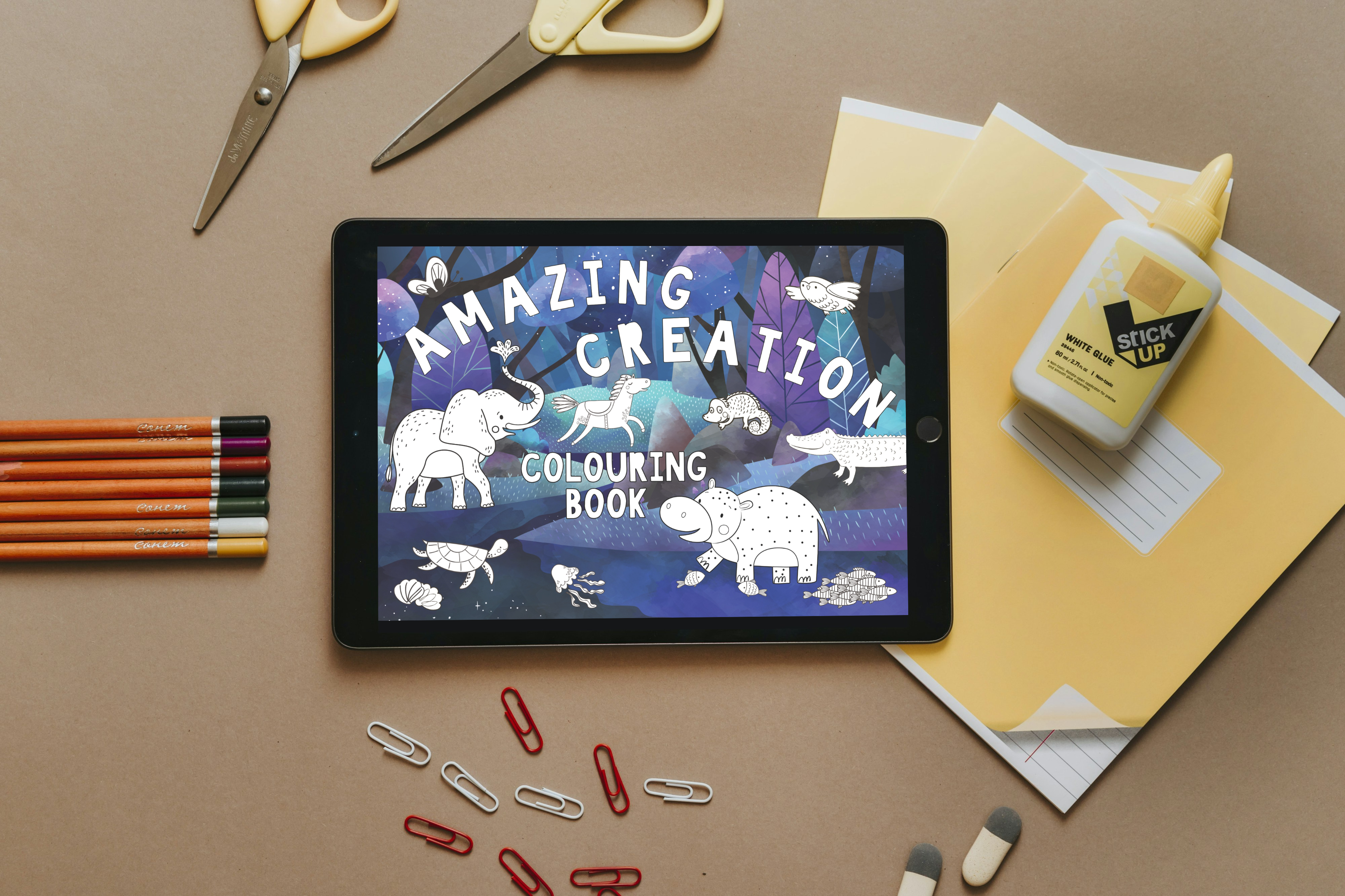 DIGITAL Amazing Creation Colouring Book