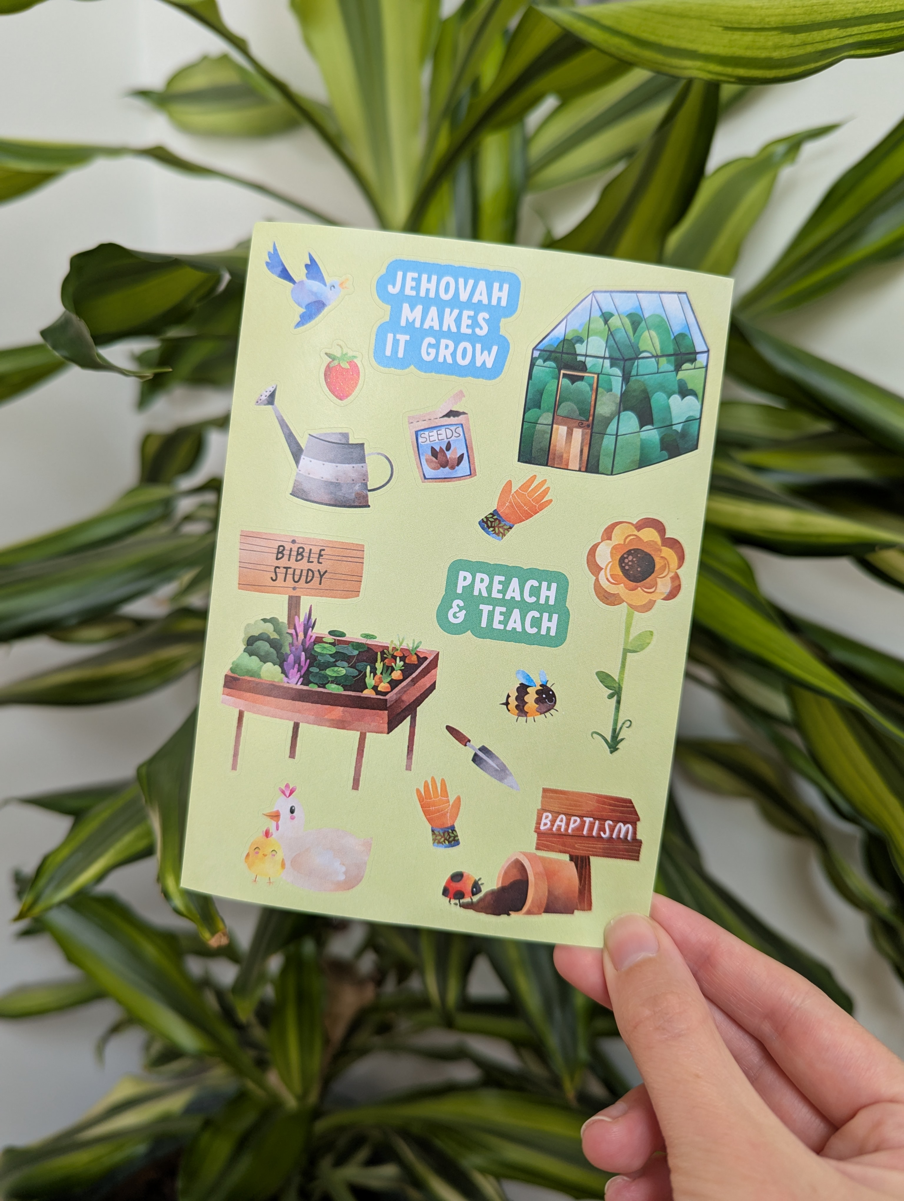 Gardening Sticker Sheet