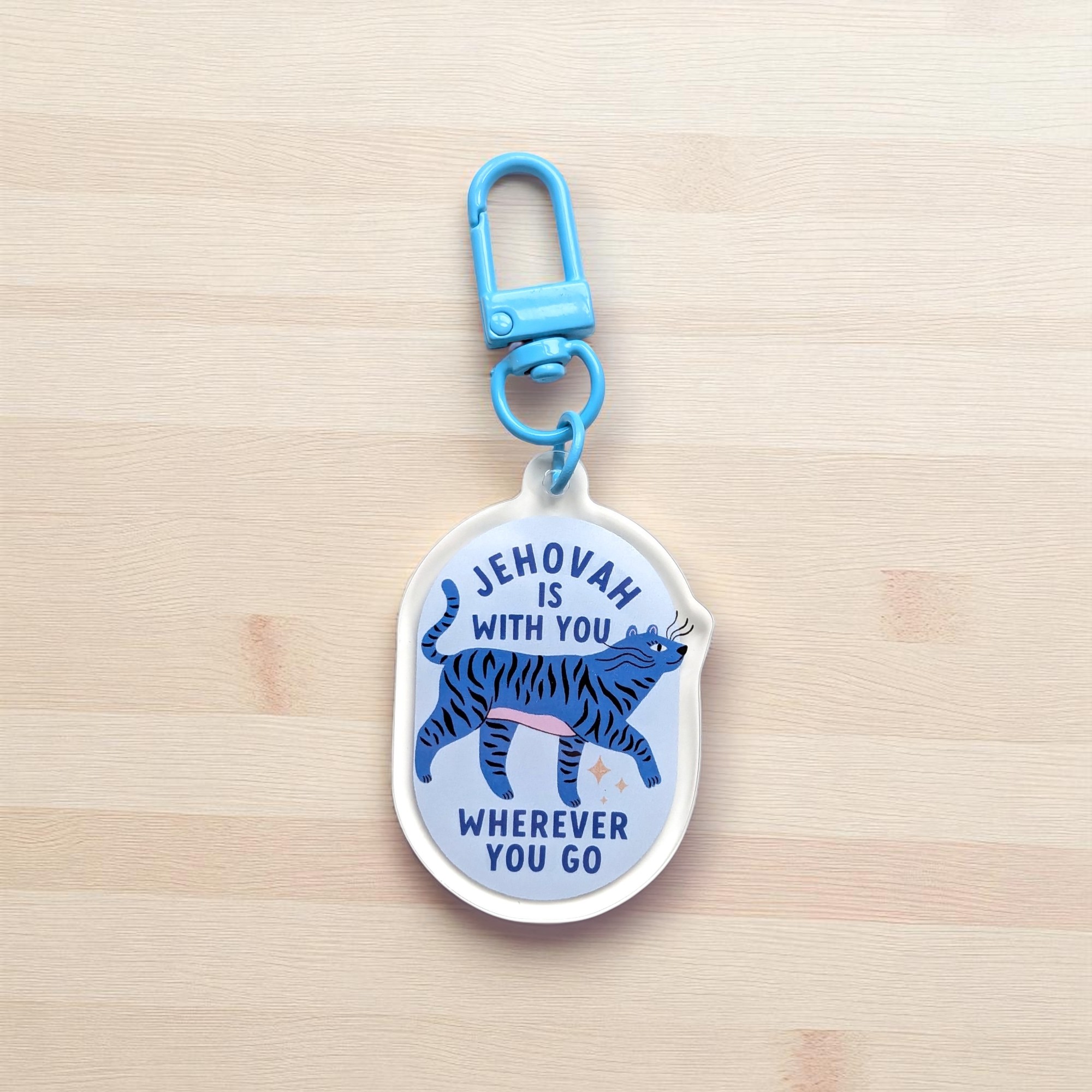 Jehovah Is With You Keychain
