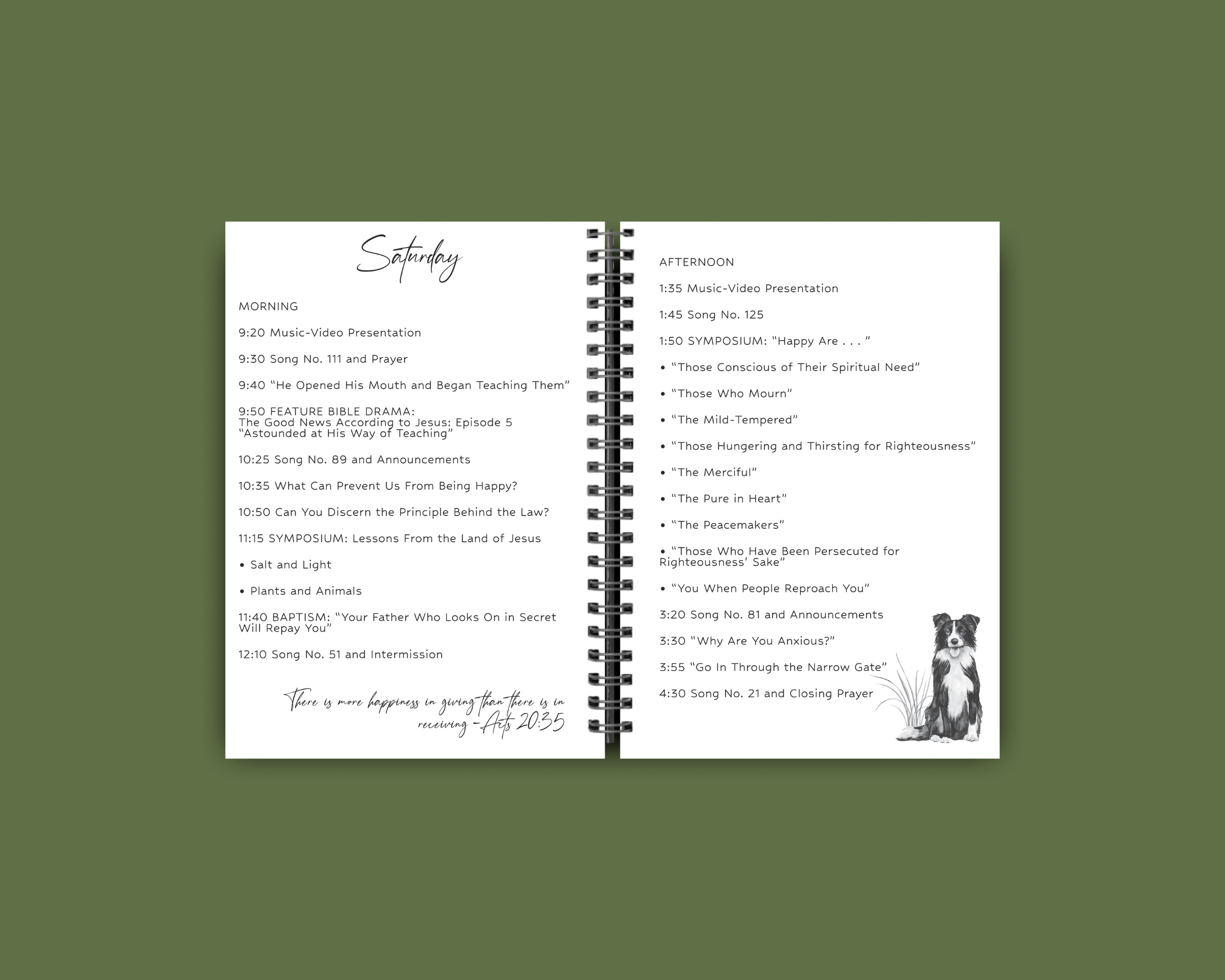 SECONDS Eternal Happiness Notebook FREE Pen & Bookmark